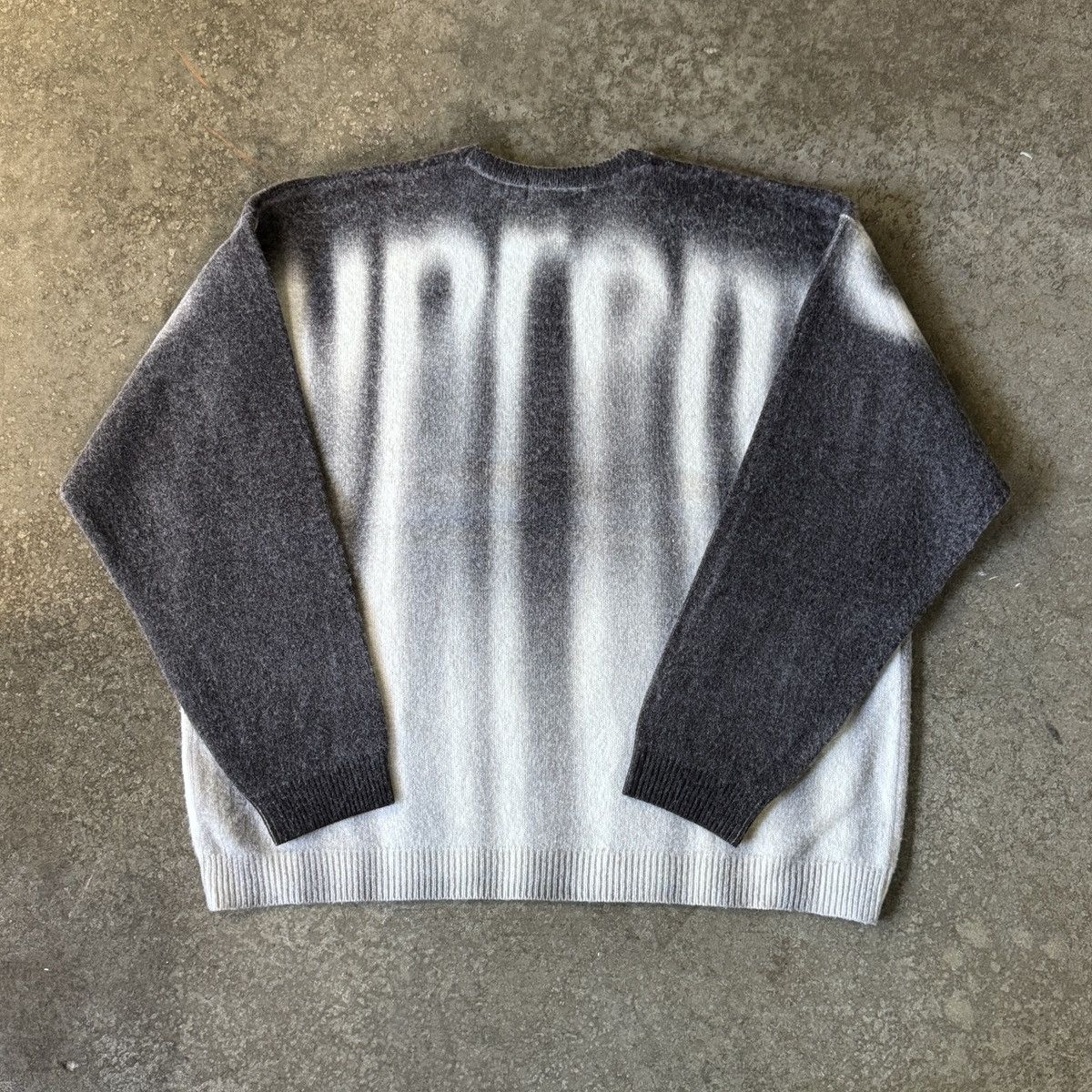 Supreme Blurred Logo Sweater Black XXL