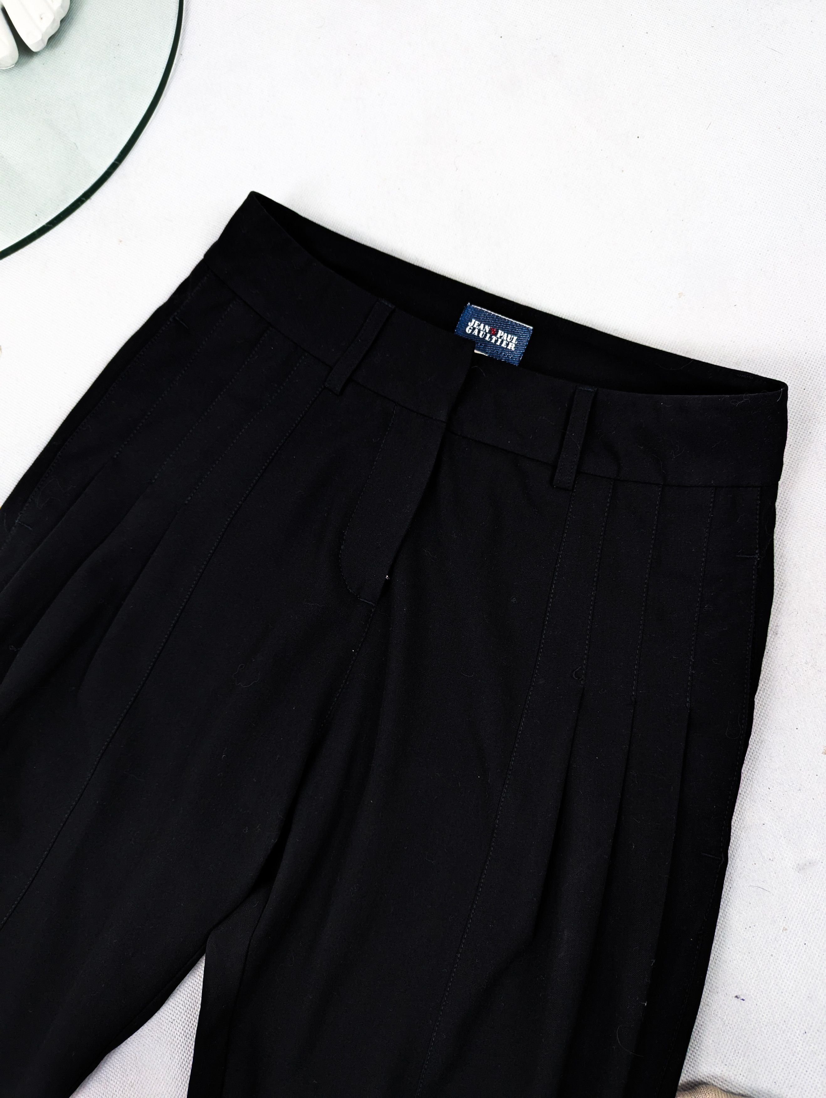 Jean Paul Gaultier Jean Paul Gaultier black pants trousers M Size 28" / US 6 / IT 42 - 7 Thumbnail