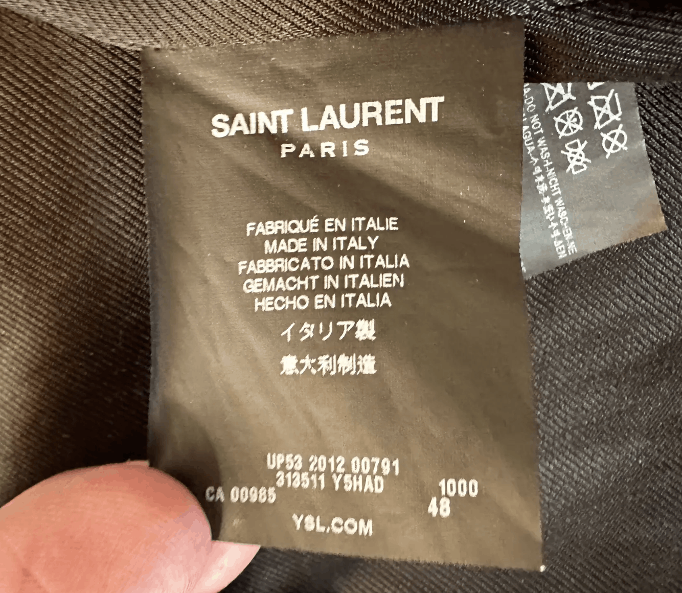 Saint Laurent Paris LAMB LEATHER JACKET Size US M / EU 48-50 / 2 - 9 Thumbnail
