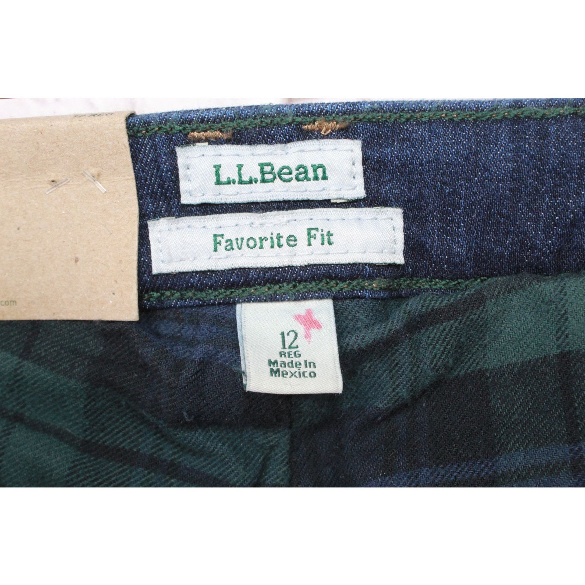 L.L. Bean LL Bean Women’s Lined Jeans Dark Wash Size 12 Size 34" / US 12 / IT 48 - 6 Thumbnail