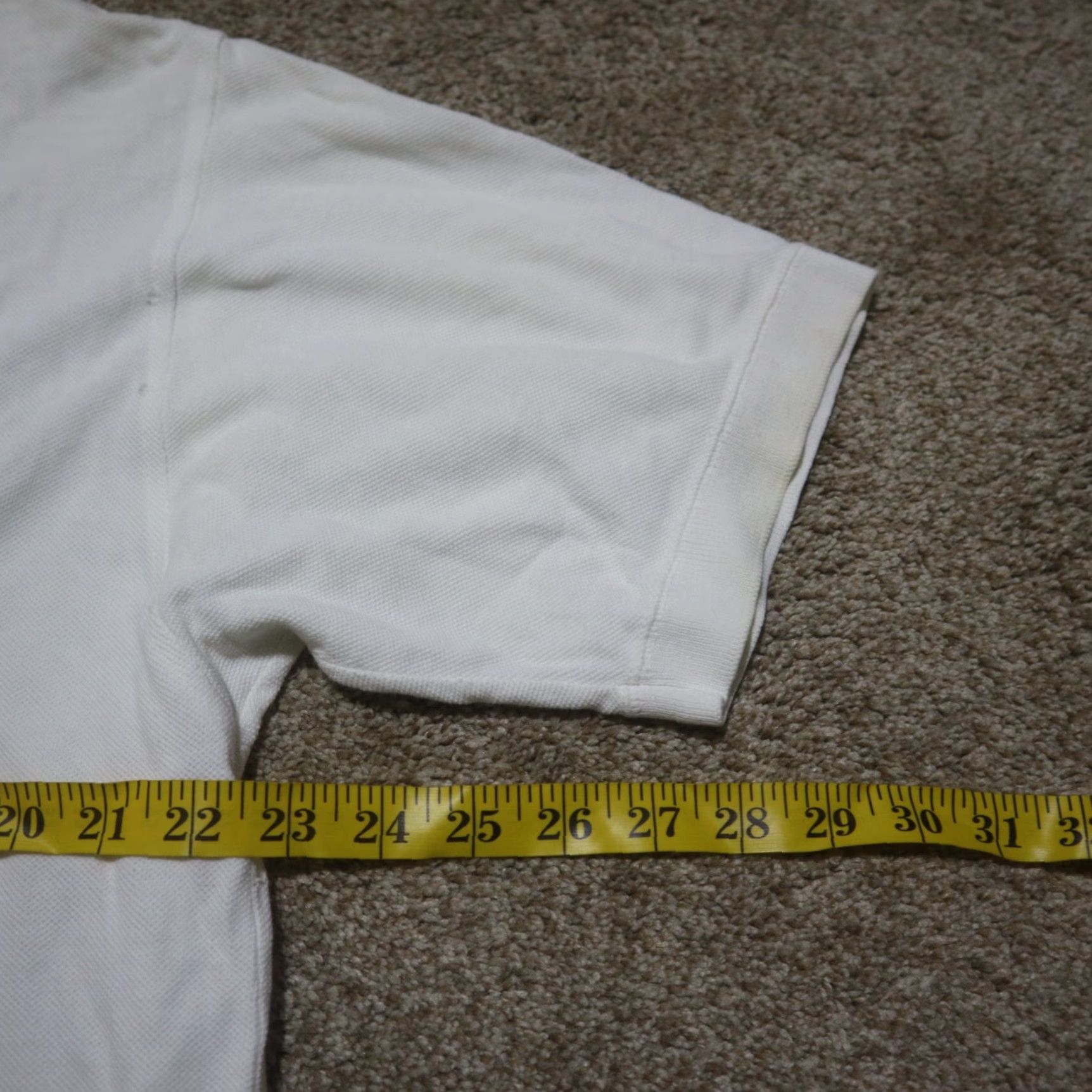Vintage Saddlebred Polo Shirt Short Sleeve Adult Mens Size L White Cotton Blend Shirt Size US L / EU 52-54 / 3 - 5 Thumbnail