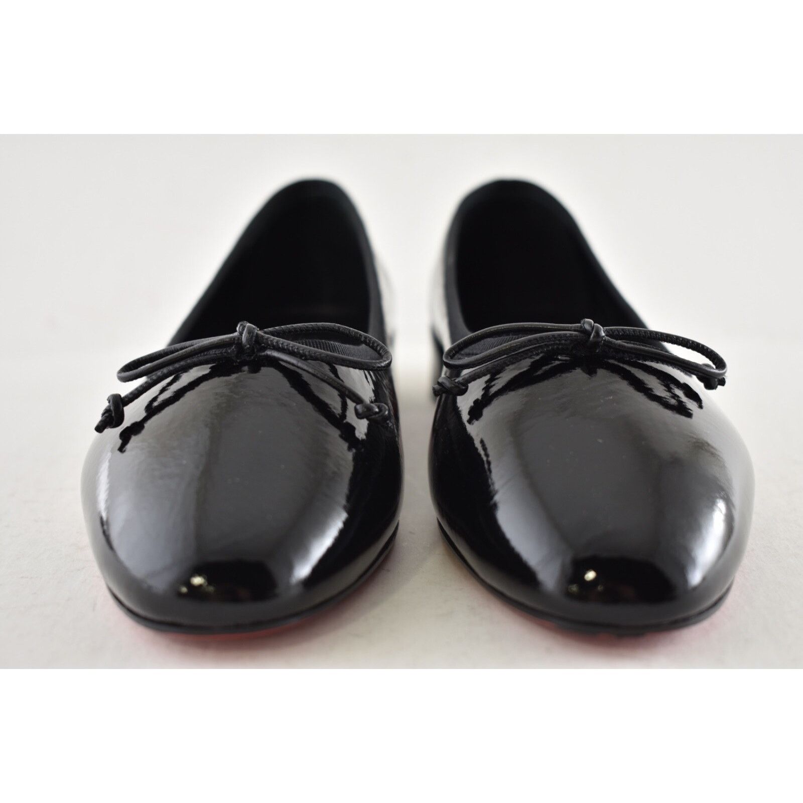 Christian Louboutin Christian Louboutin Sweetie Jane Flat Black Patent Leather Size US 11.5 / IT 41.5 - 8 Thumbnail