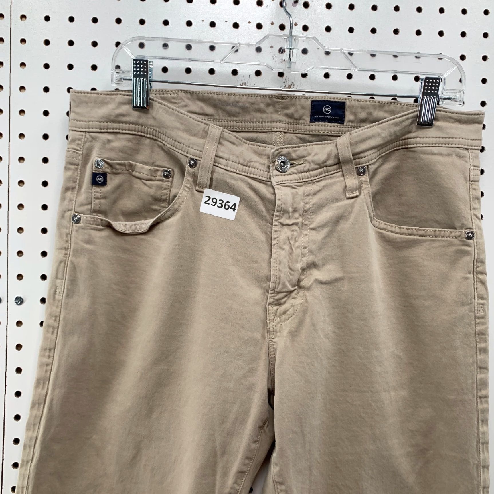 Vintage VINTAGE AG Adriano Goldschmied Chino Pants Beige Tan Size 34 35X28 Unisex Adults Pants Beige Tan 34 35X28 Regular Inseam 28 M L Mens Womens Girls Boys Size US 34 / EU 50 - 6 Thumbnail