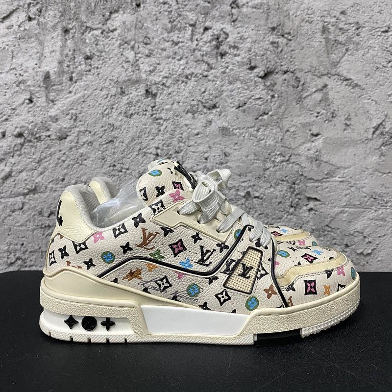 Louis Vuitton Louis Vuitton Tyler Trainer Beige Low-top Sneakers -2505 Size US 10 / EU 43 - 6 Thumbnail