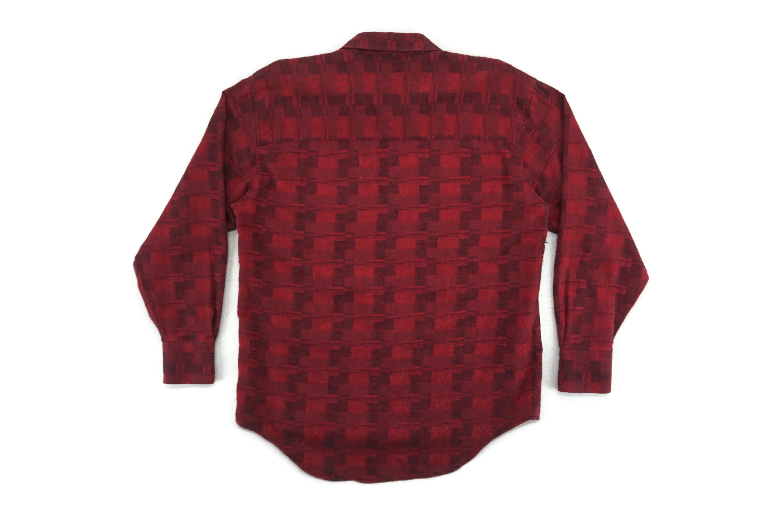 Levi's Vintage Levi's Big E Sutter Creek Flannel Shirt 80s 90s Size US M / EU 48-50 / 2 - 2 Thumbnail