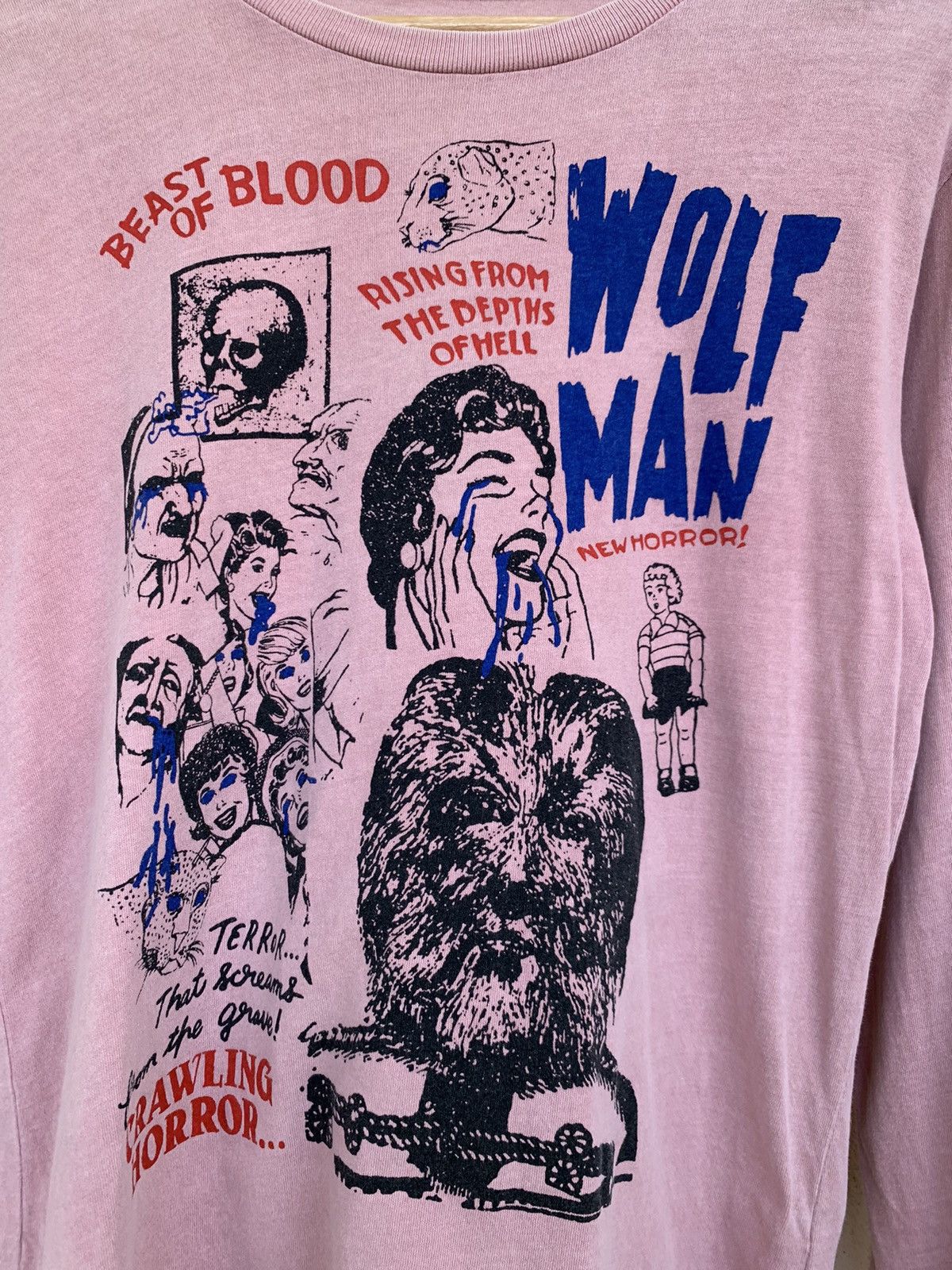 Band Tees Horror Wolf Man Tshirt Size US S / EU 44-46 / 1 - 3 Thumbnail