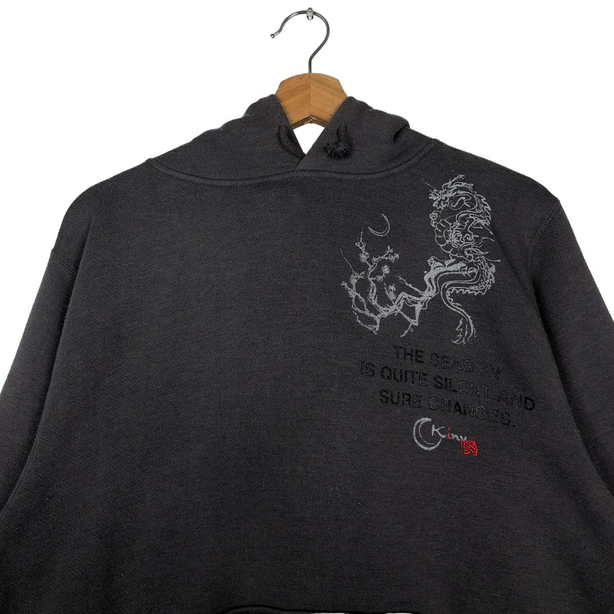 Japanese Brand 90’s Vtg Hoodie Pull Over Punk Design Inspire Chrome Hearts Size US M / EU 48-50 / 2 - 3 Thumbnail
