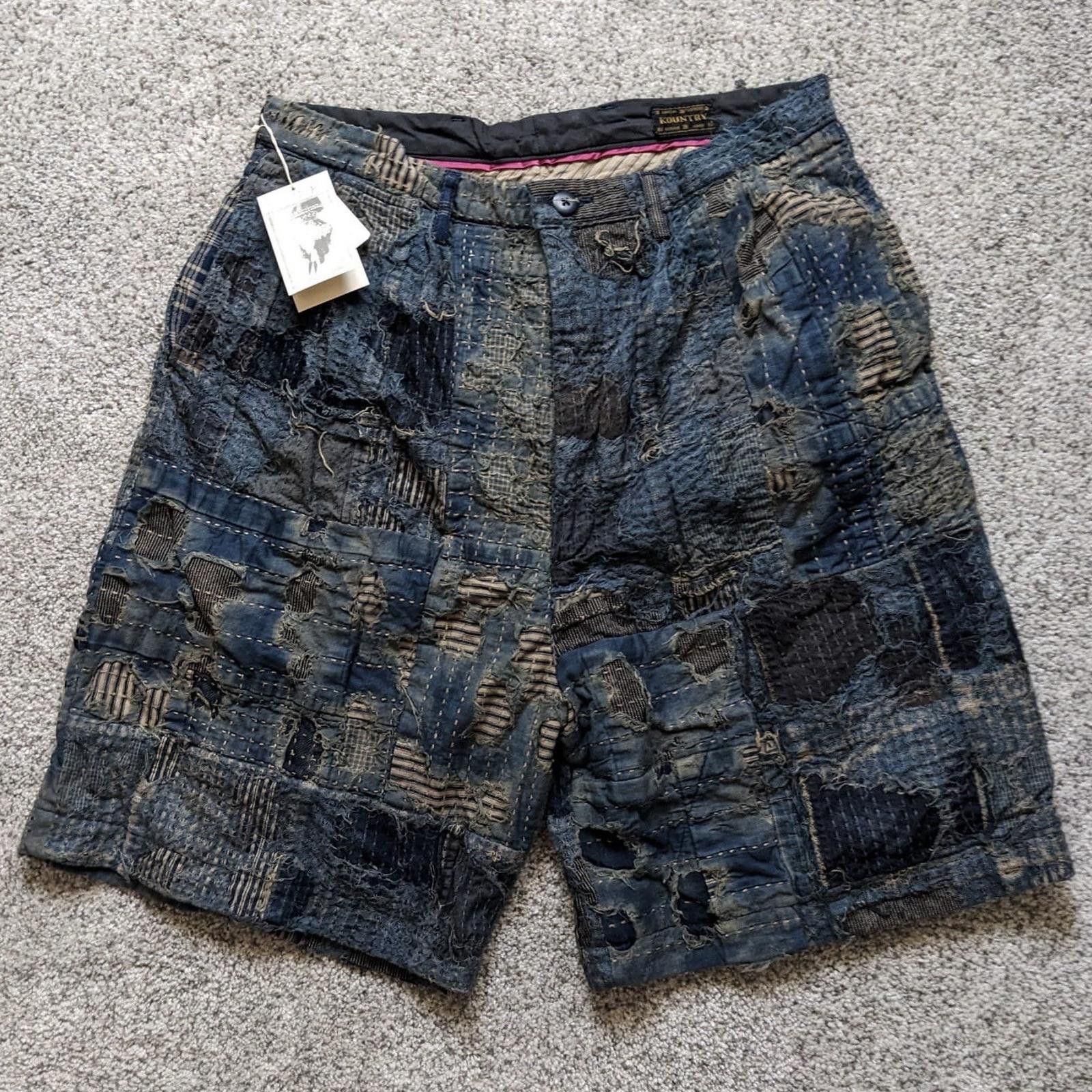 パンツ KAPITAL BORO IVY Shorts Size 4 Kapital BORO IVY Shorts – BLUE IN GREEN SOHO