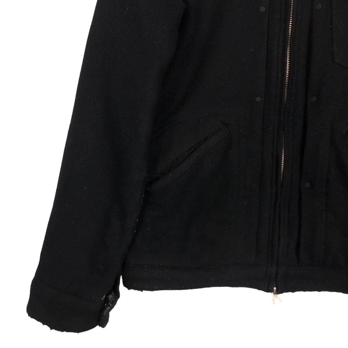 Japanese Brand 🔥Vintage Biker Jacket Wrangler USA Rich Black Bondage Size US M / EU 48-50 / 2 - 4 Thumbnail
