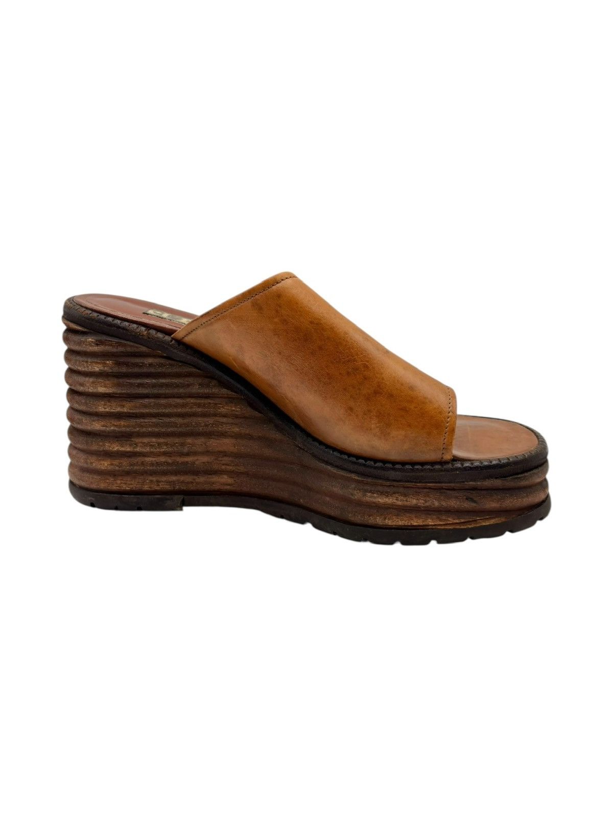 Cowboy Equipment Vintage El Dantes brown block platform sandals Size 36 Size US 6 / IT 36 - 6 Thumbnail