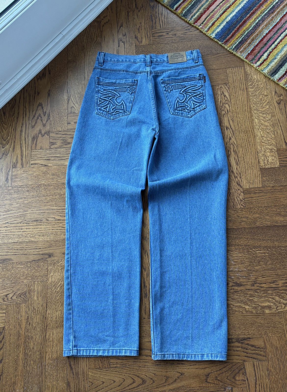 Edwin Vintage Edwin Jeans by Infiniti 1990s 3D Embroidered Size US 33 - 16 Thumbnail