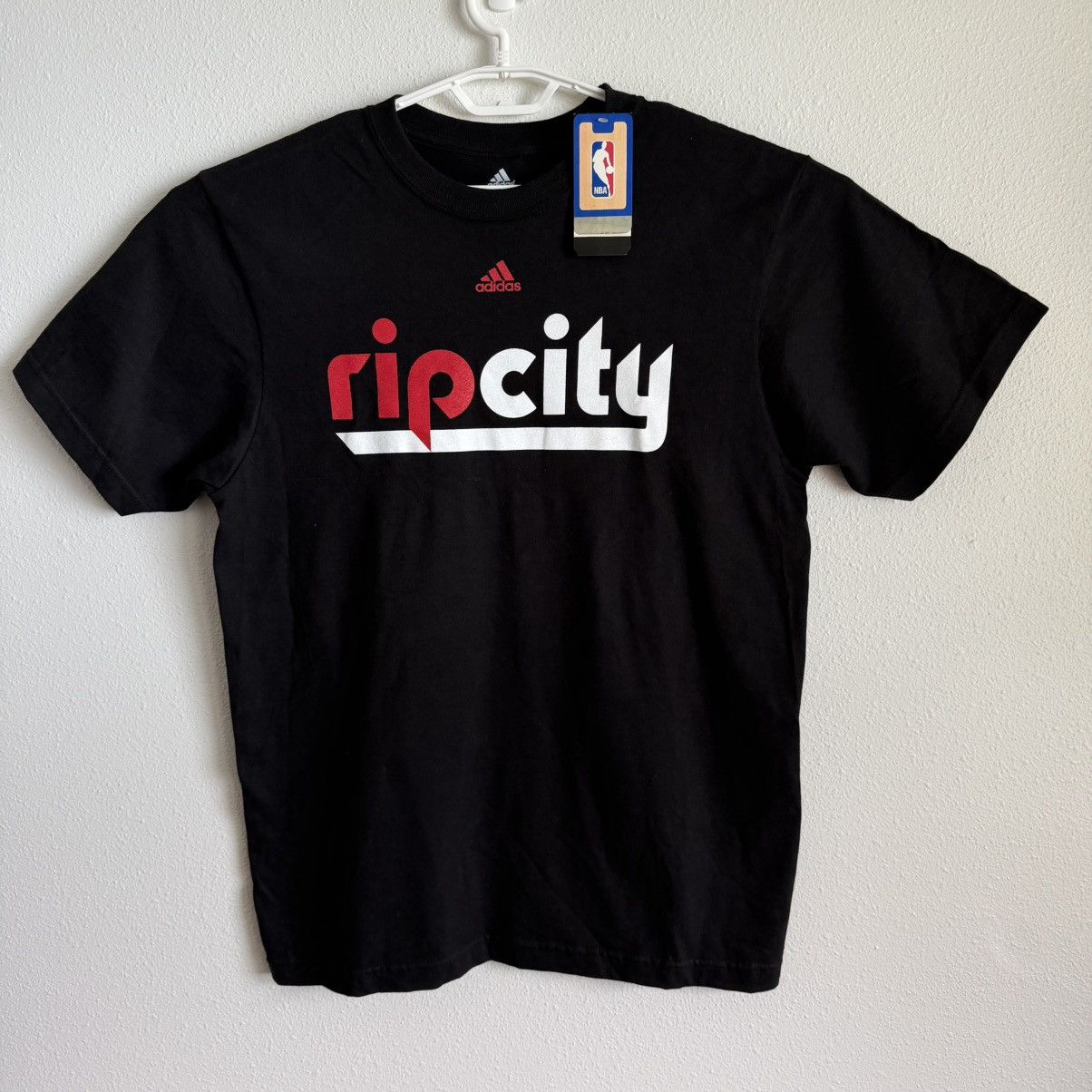 Adidas Adidas NBA Portland Trail Blazers Shirt Mens L Black NWT Size US L / EU 52-54 / 3 - 1 Thumbnail