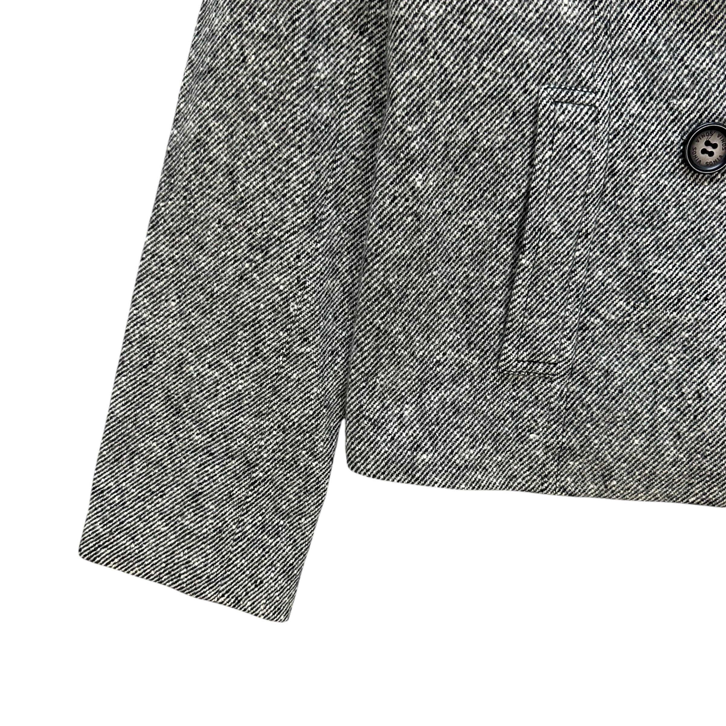 Sonia Rykiel SONIA RYKIEL Double Breast Wool Crop Coat Jacket #A63-1528 Size S / US 4 / IT 40 - 4 Thumbnail