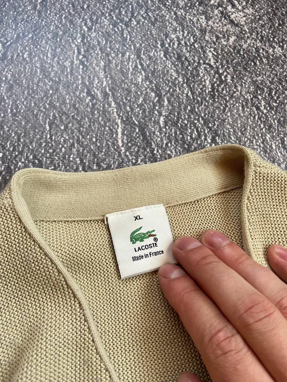 Lacoste Vintage Lacoste wool cardigan Size US XL / EU 56 / 4 - 5 Thumbnail