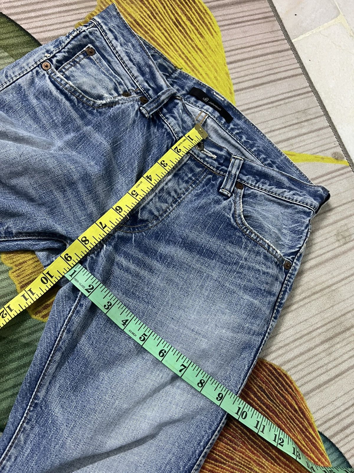 Japanese Brand 💥Vintage Johnbull Selvedge Faded Jean Size US 29 - 5 Thumbnail