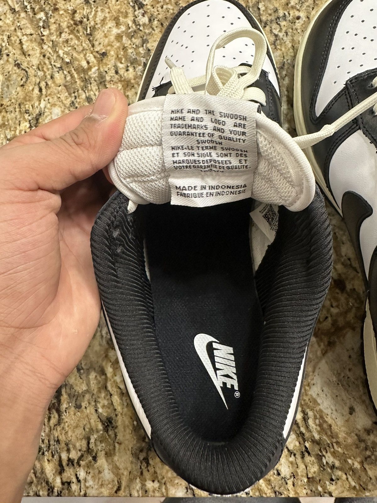 nike dunks vintage pandas