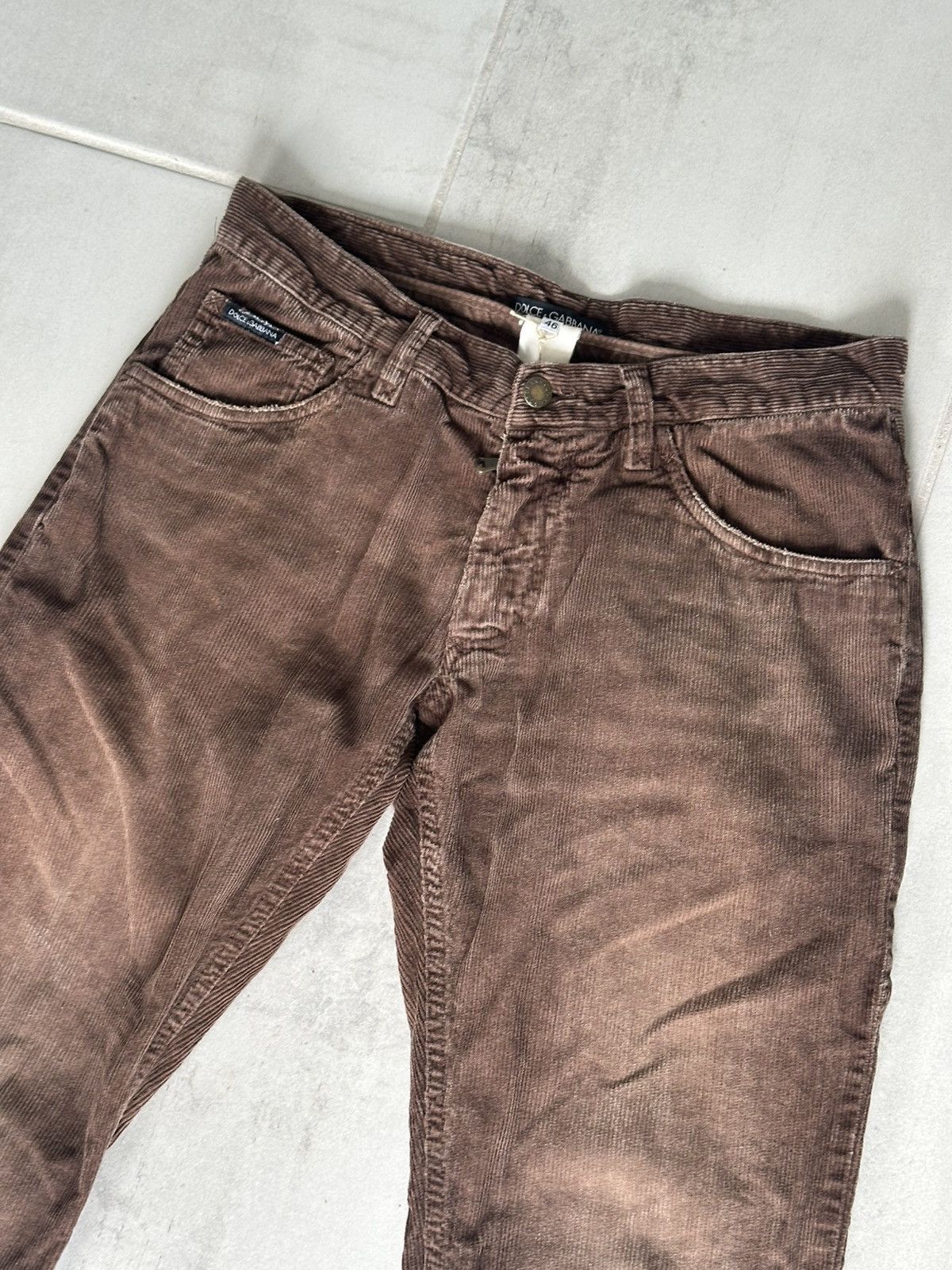 Dolce & Gabbana Dolce & Gabbana Vintage Corduroy Pants Size 32" / US 10 / IT 46 - 3 Thumbnail