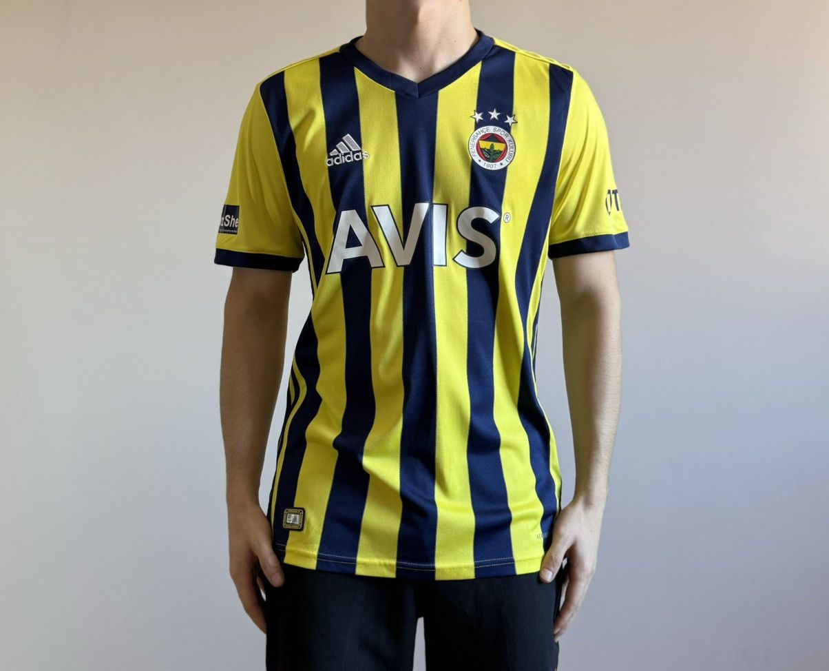 Vintage Adidas Fenerbahce SK 2020 2021 Jersey T-shirt Size US M / EU 48-50 / 2 - 5 Thumbnail