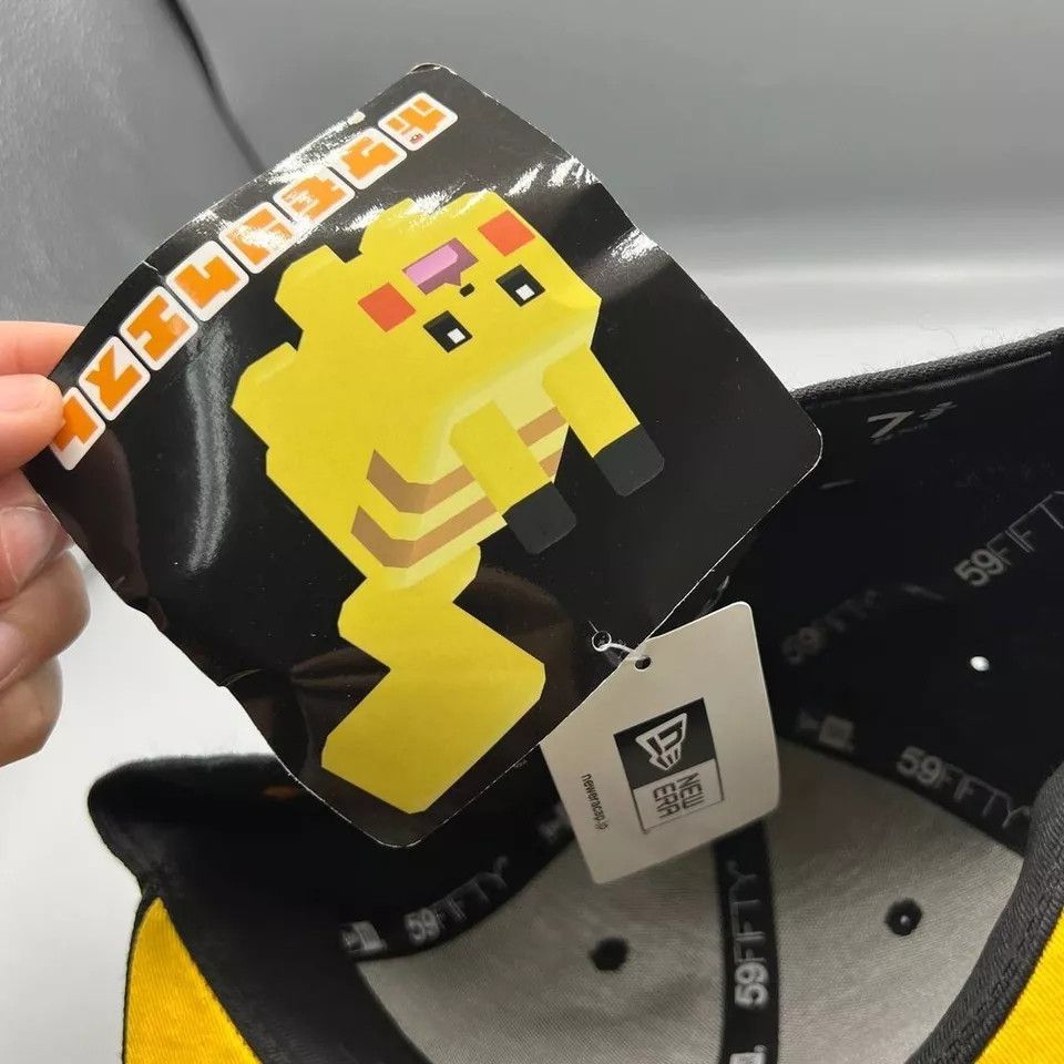 New Era Pikachu Pokemon Quest Hat Men 7 3/8 59Fifty New Era Fitted Size ONE SIZE - 7 Thumbnail