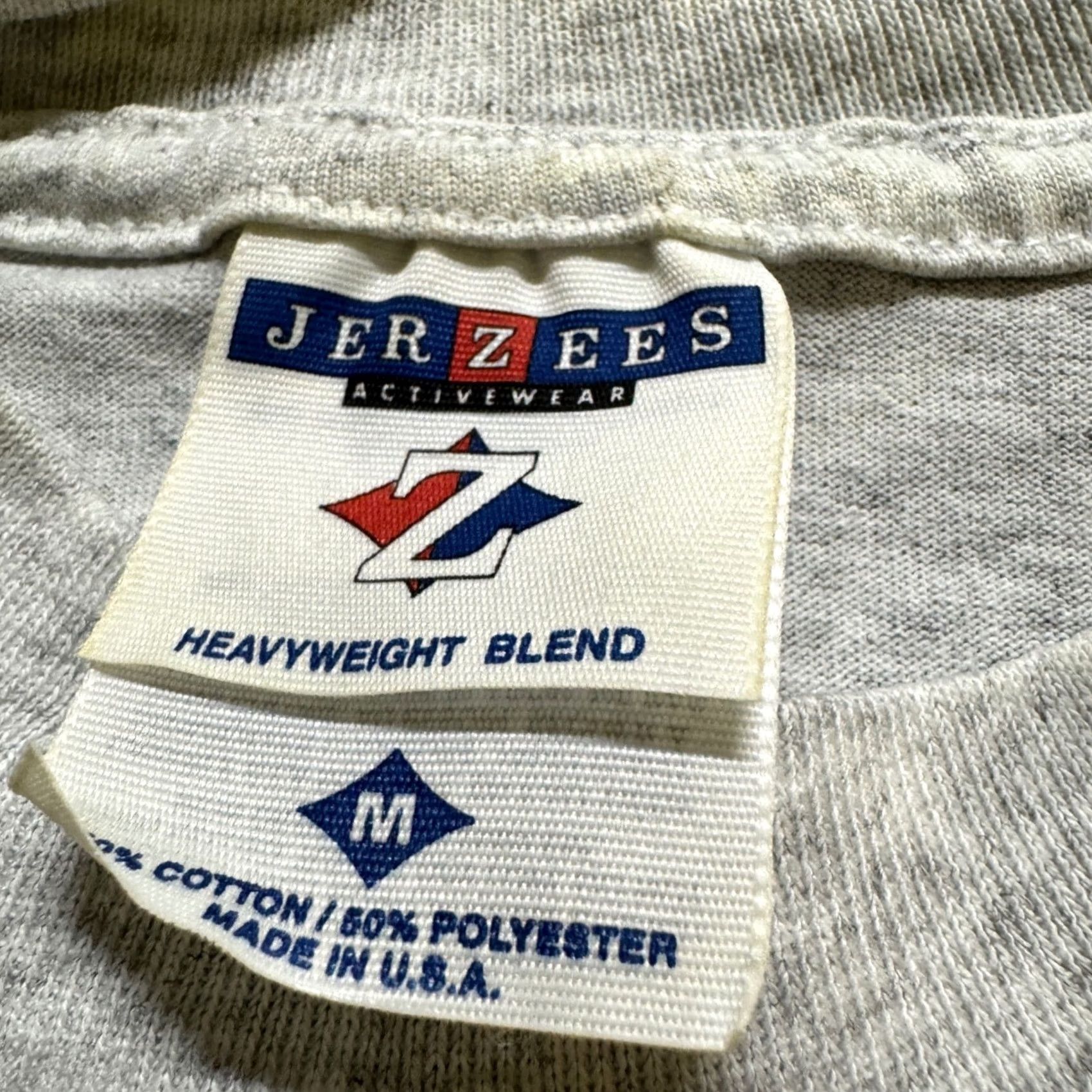 Vintage VINTAGE Jerzees Gray Tennis T-shirt M Mens USA Made 90s Spanaway Lake High Size US M / EU 48-50 / 2 - 3 Thumbnail