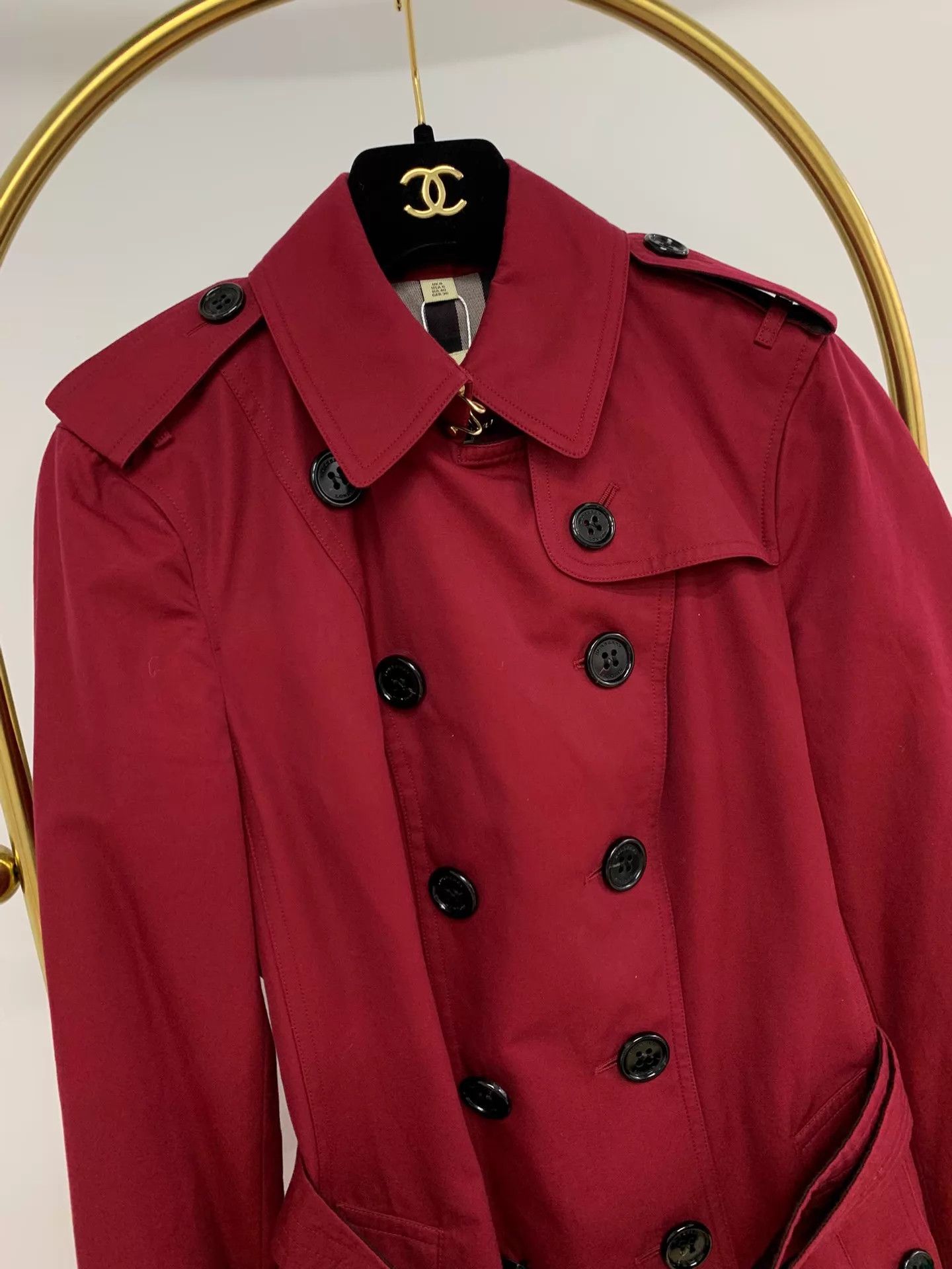 Burberry Burberry Classic Red Trench Coat UK8 New Size S / US 4 / IT 40 - 2 Thumbnail