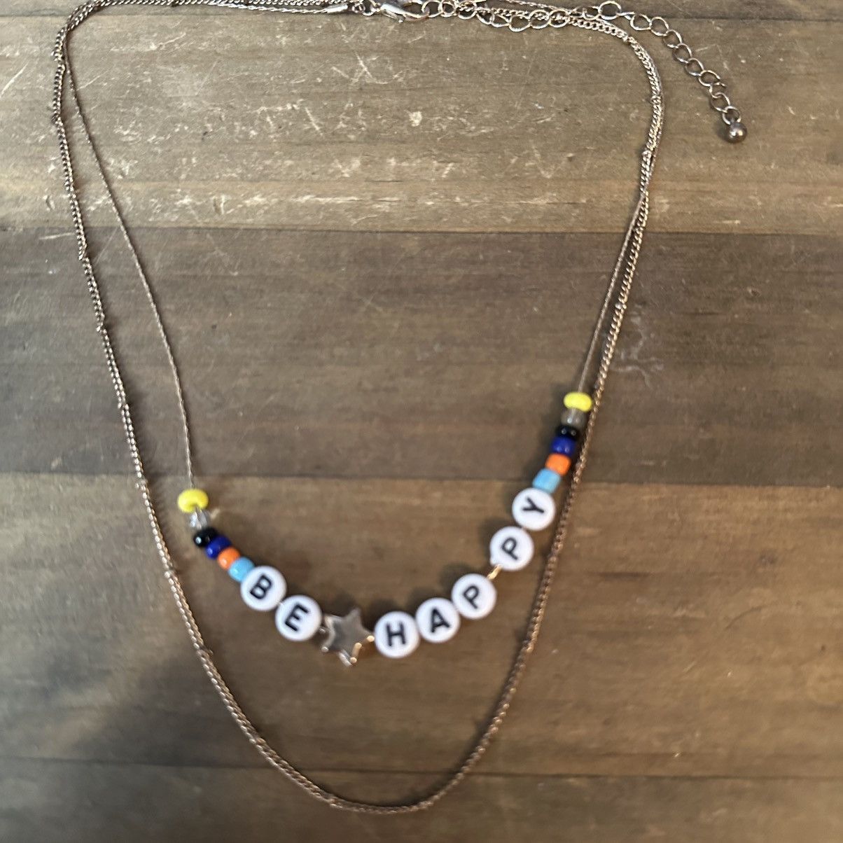 Other Double layered Be Happy necklace Size ONE SIZE - 2 Thumbnail