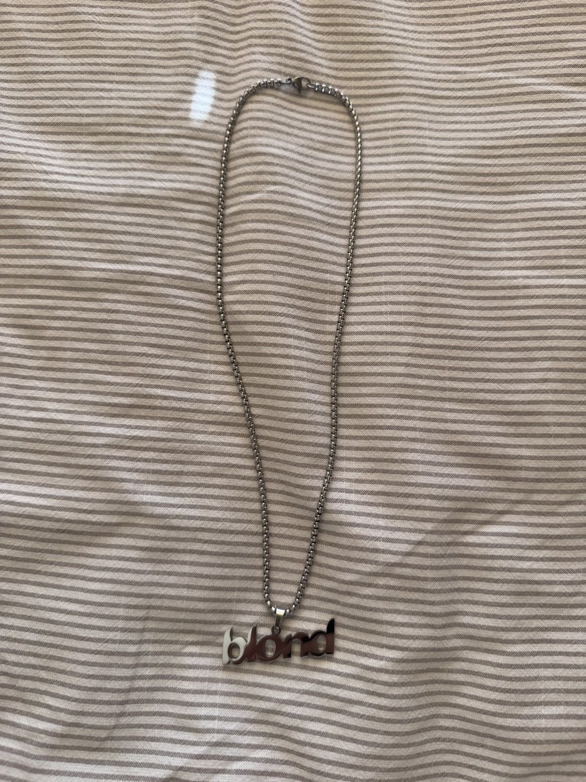 Frank Ocean *NEW* Blond Necklance Chrome Size ONE SIZE - 2 Thumbnail