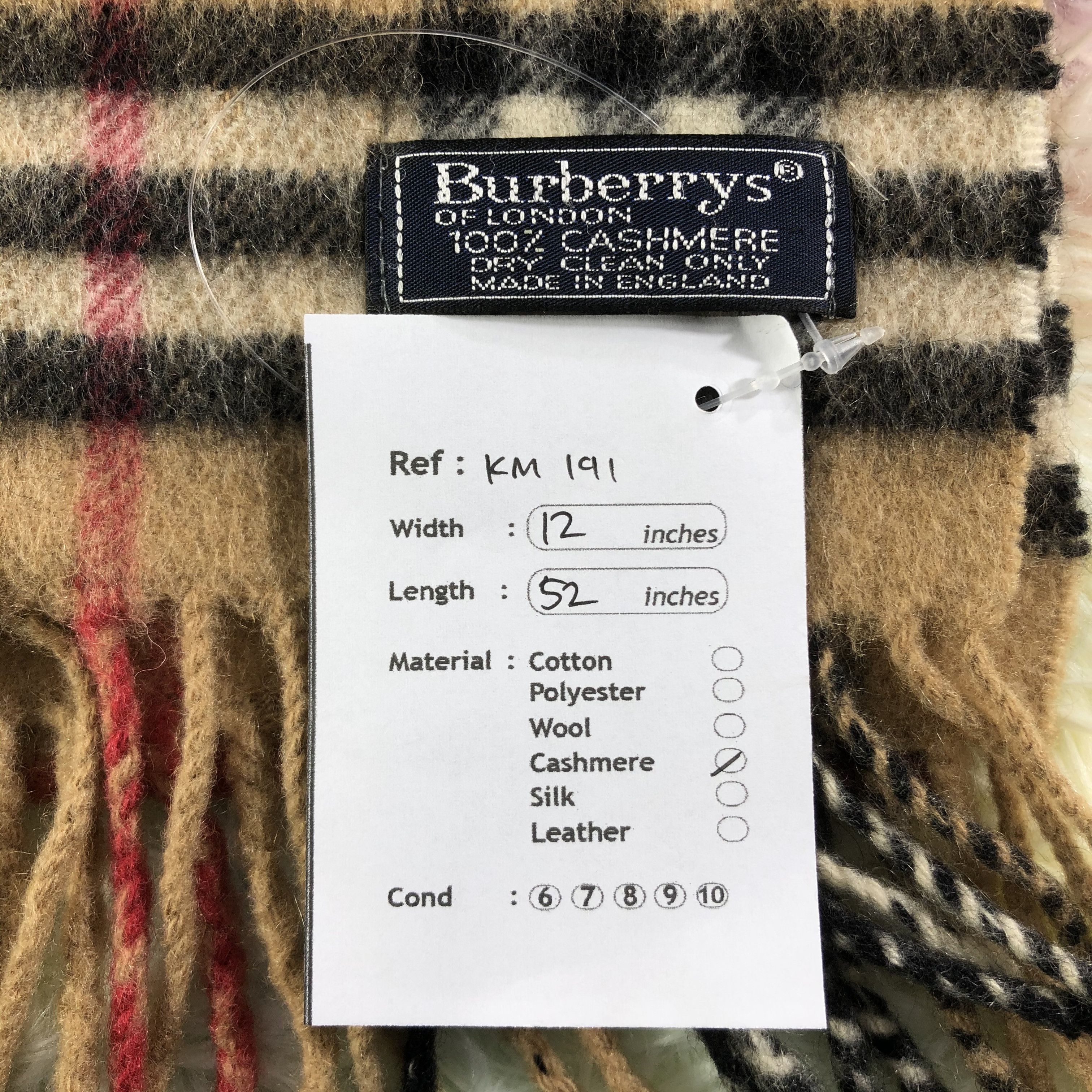 Burberry Scarf / Muffler / Neckwear - KM191