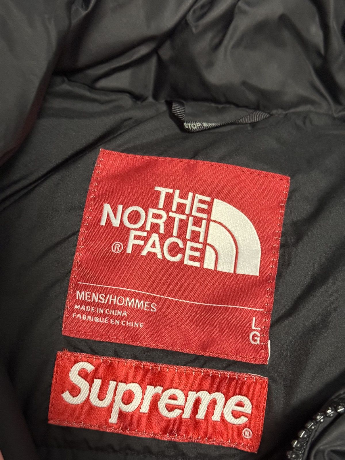 Supreme × The North Face Supreme tnf the north face black bamn nuptse Jacket Size US L / EU 52-54 / 3 - 5 Thumbnail