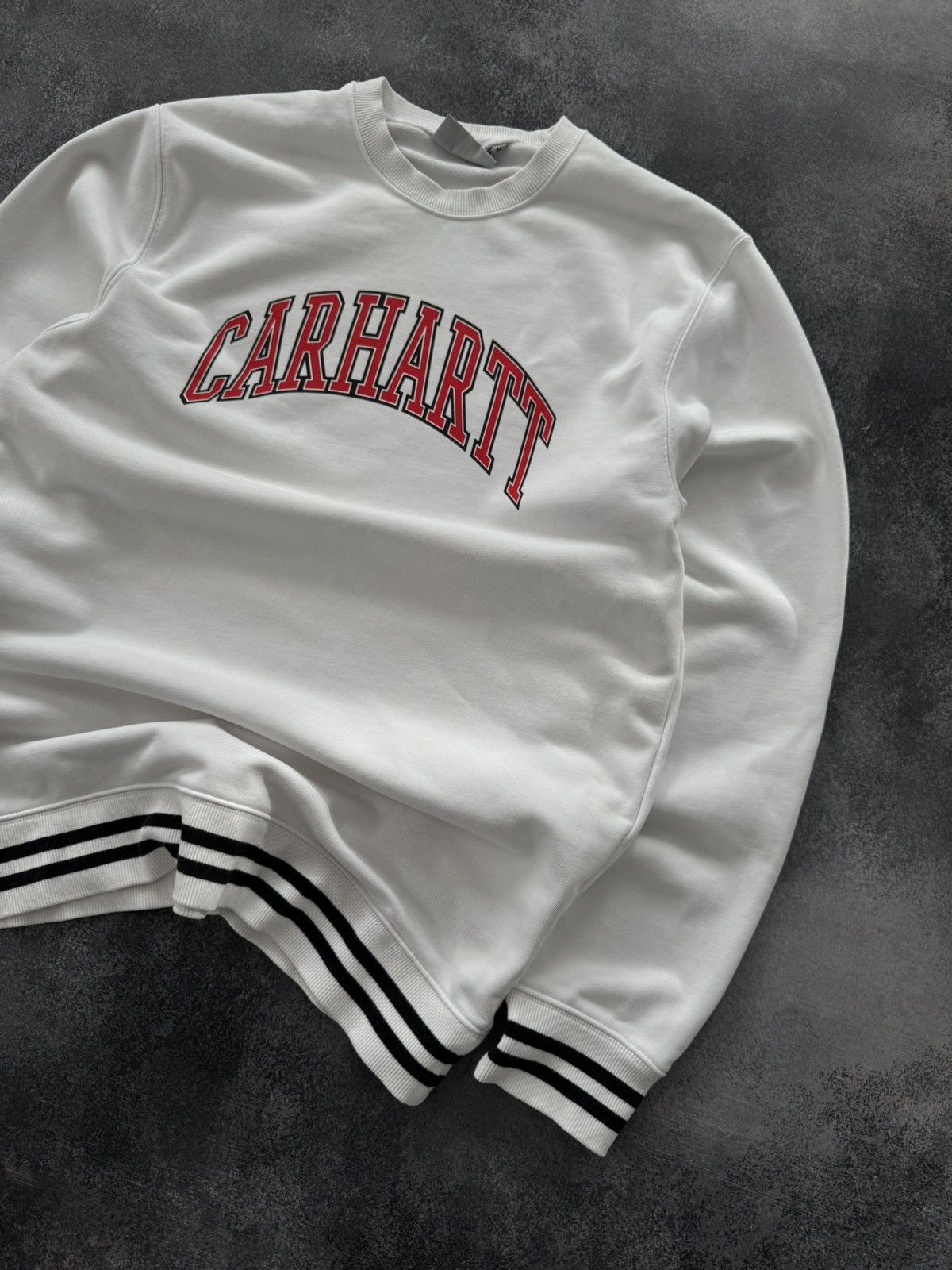 Carhartt CARHARTT BOXY COLLEGE BIG LOGO Y2K VINTAGE SWEATSHIRT Size US M / EU 48-50 / 2 - 3 Thumbnail