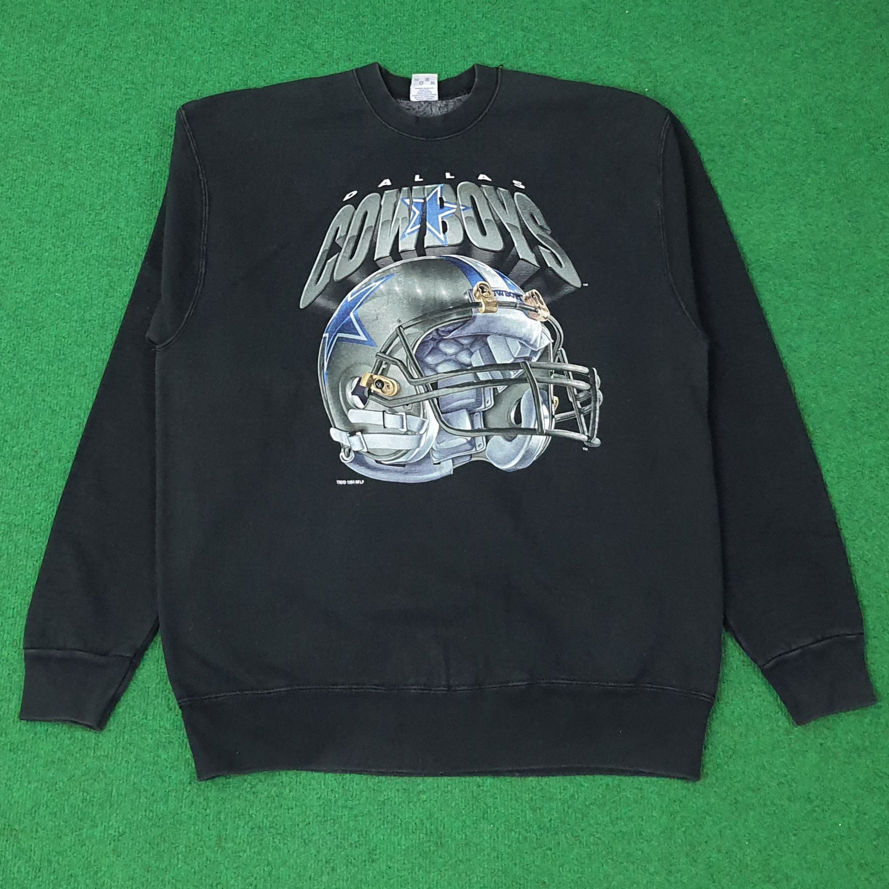 Salem Sportswear Vintage Dallas Cowboys 90s NFLP Sweatshirt C262N18 Size US L / EU 52-54 / 3 - 1 Thumbnail