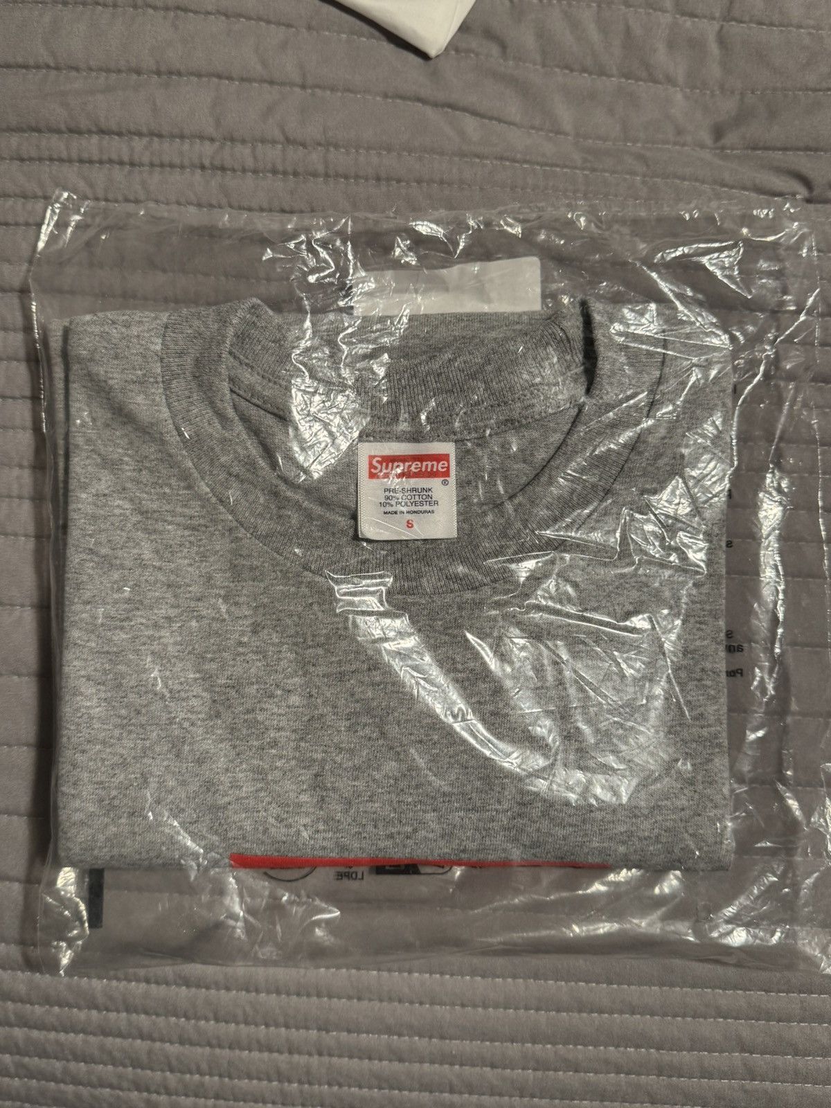Supreme Supreme Arabic Box Logo - Heather Grey Sz S Size US S / EU 44-46 / 1 - 1 Thumbnail