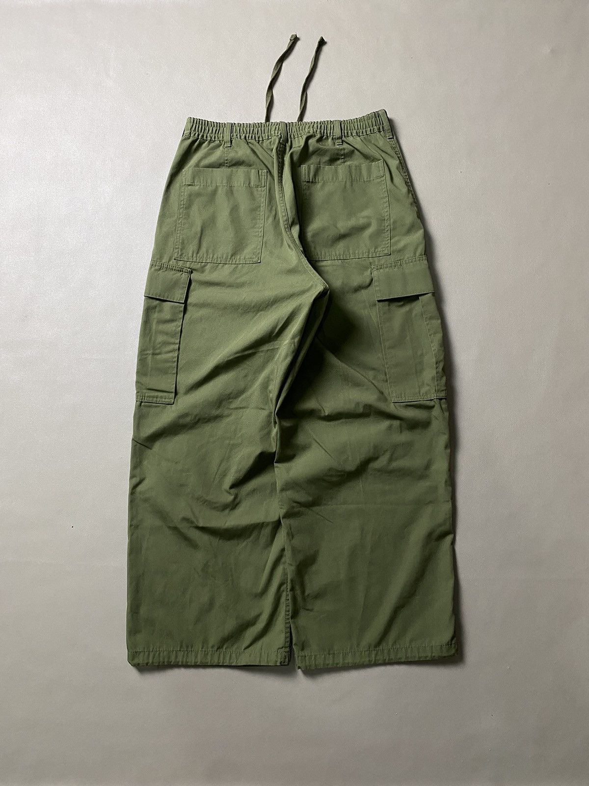 GU × Japanese Brand × Yohji Yamamoto Gu Super Wide Yohji Yamamoto Style Cargo Pants Size US 34 / EU 50 - 3 Thumbnail