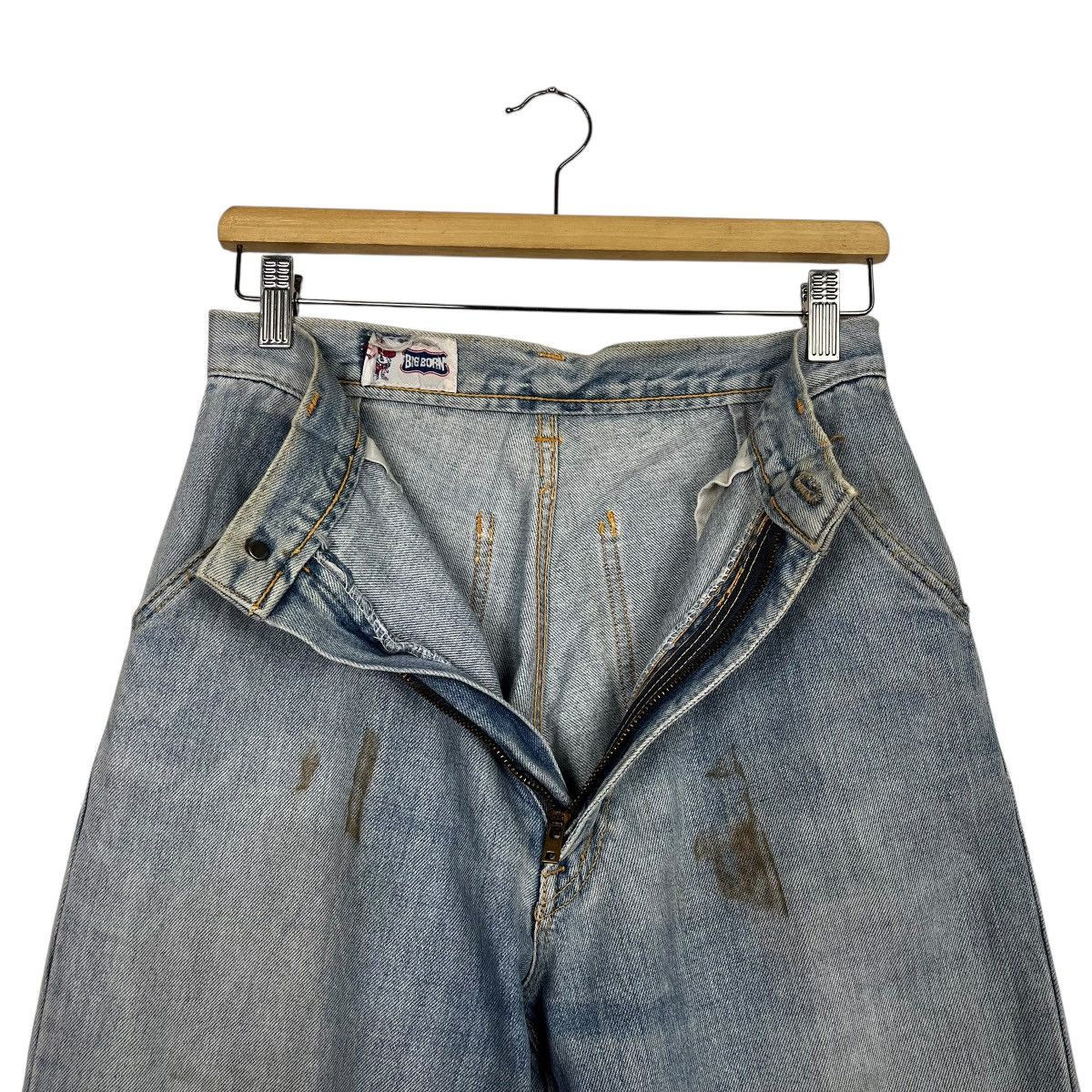 Japanese Brand Vintage Big Born Denim Jeans Size US 28 / EU 44 - 15 Thumbnail