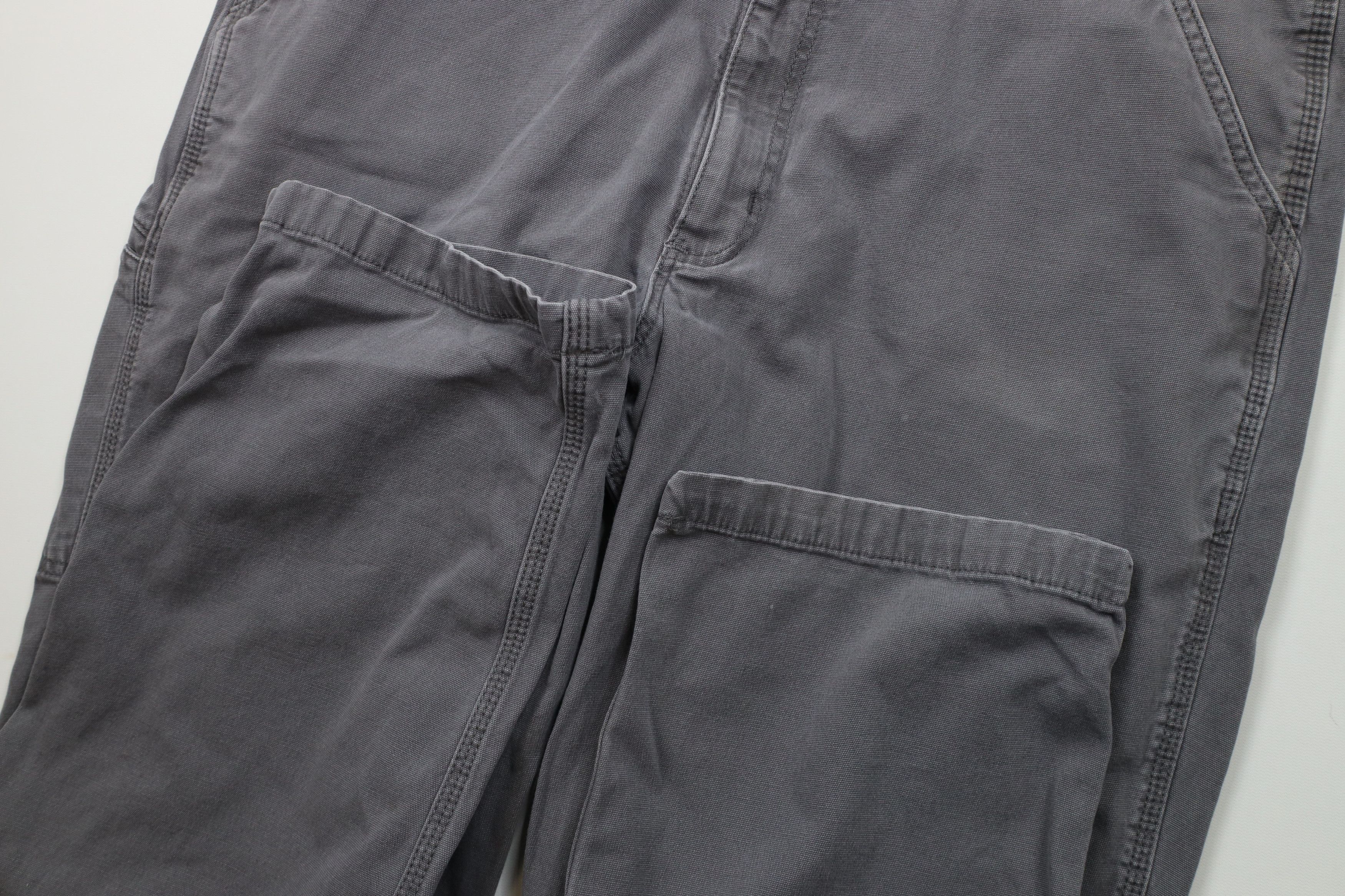 Carhartt × Vintage Vintage Carhartt Relaxed Fit Wide Leg Dungaree Pants Gray Size US 40 / EU 56 - 8 Thumbnail