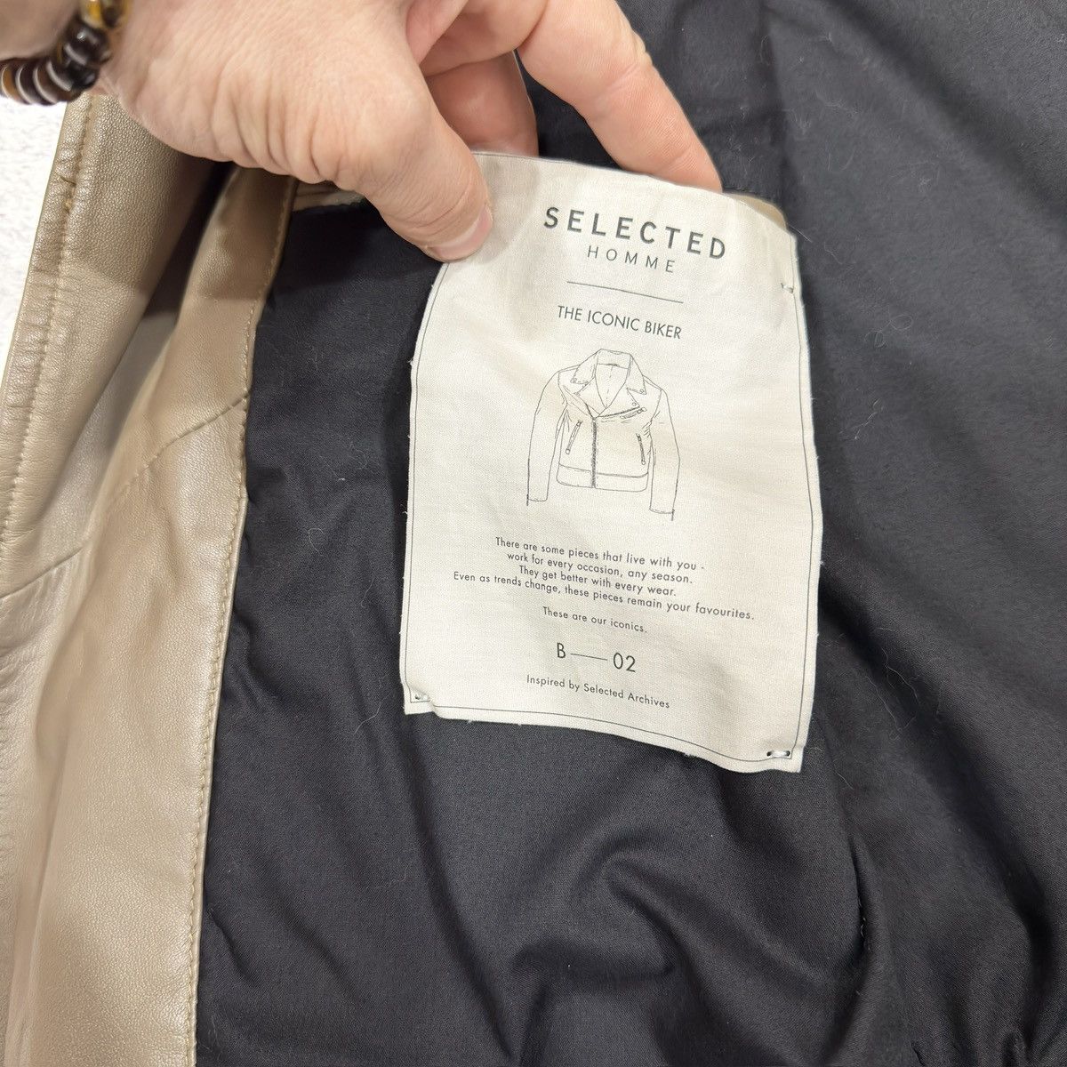 Selected Homme The Iconic Biker Jacket Selected Homme M Size US M / EU 48-50 / 2 - 9 Thumbnail