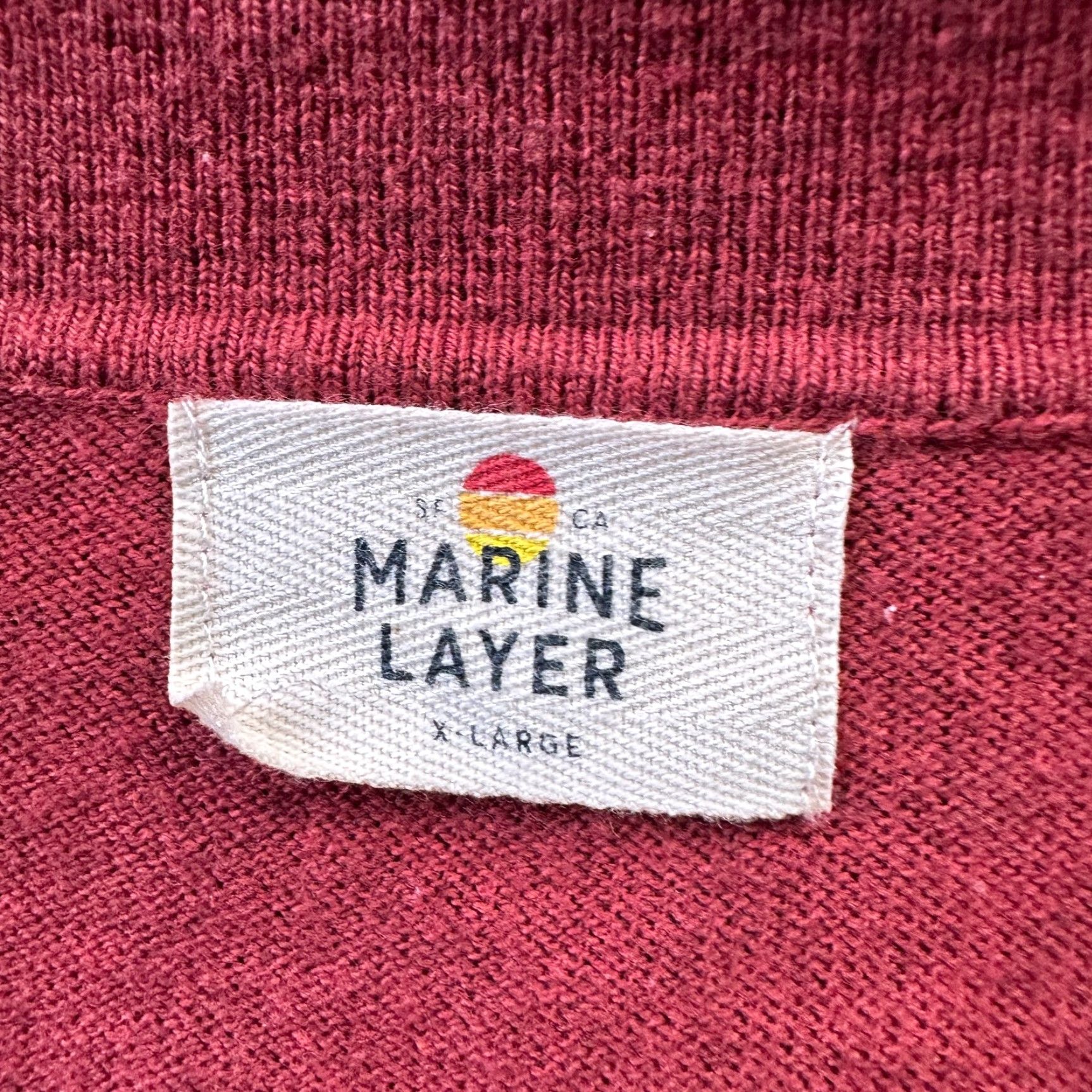 Marine Layer Marine Layer Shirt Mens Extra Large Red Button Up Size US XL / EU 56 / 4 - 6 Thumbnail