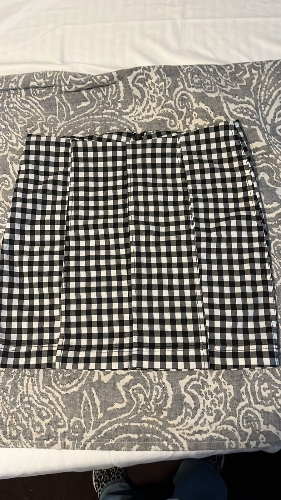 Free People Free people Gingham mini skirt Size 32" / US 10 / IT 46 - 4 Thumbnail