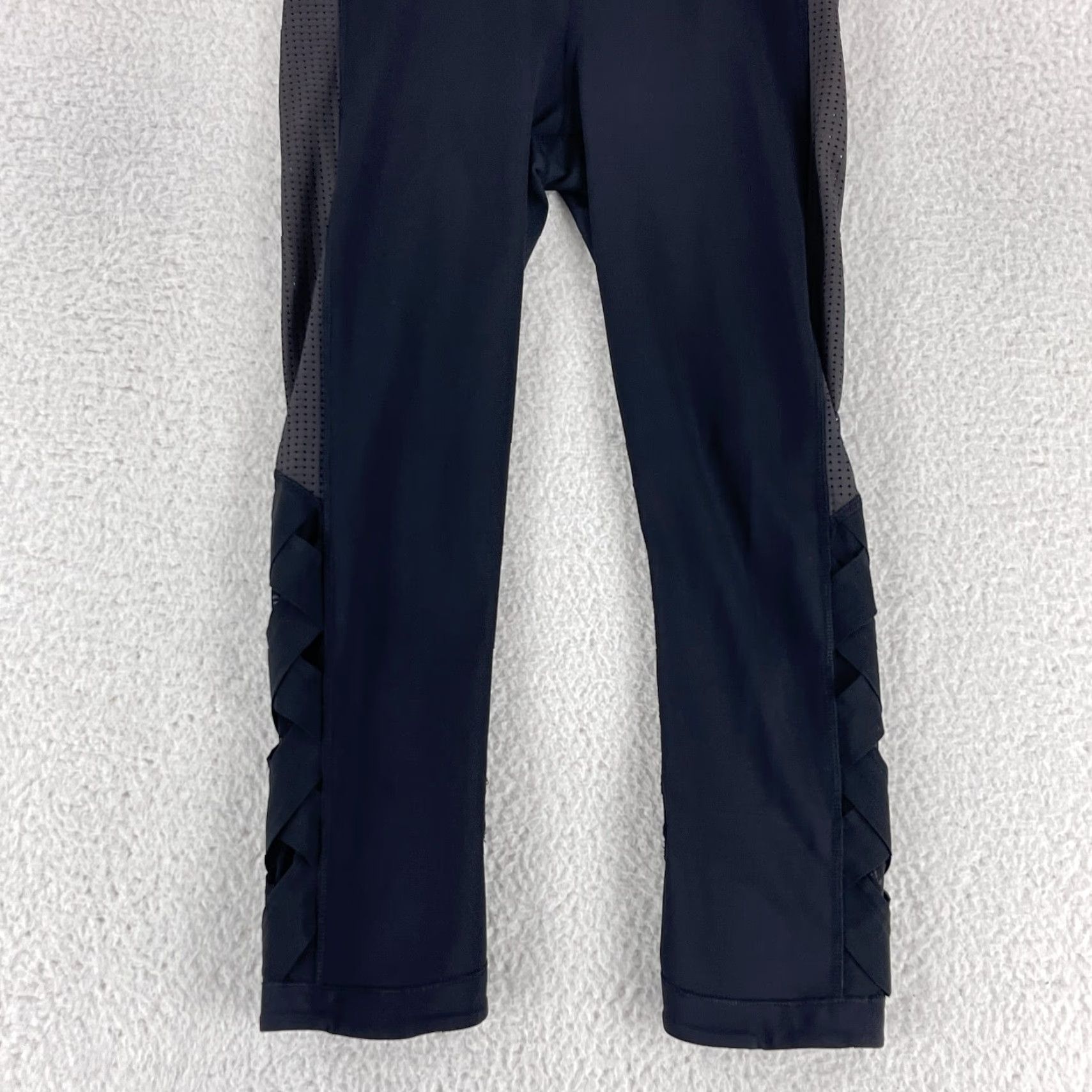 Lululemon Lululemon Var-City Cropped Leggings Womens Size 6 Black Athletic Yoga Pull On Size 27" / US 4 / IT 40 - 3 Thumbnail