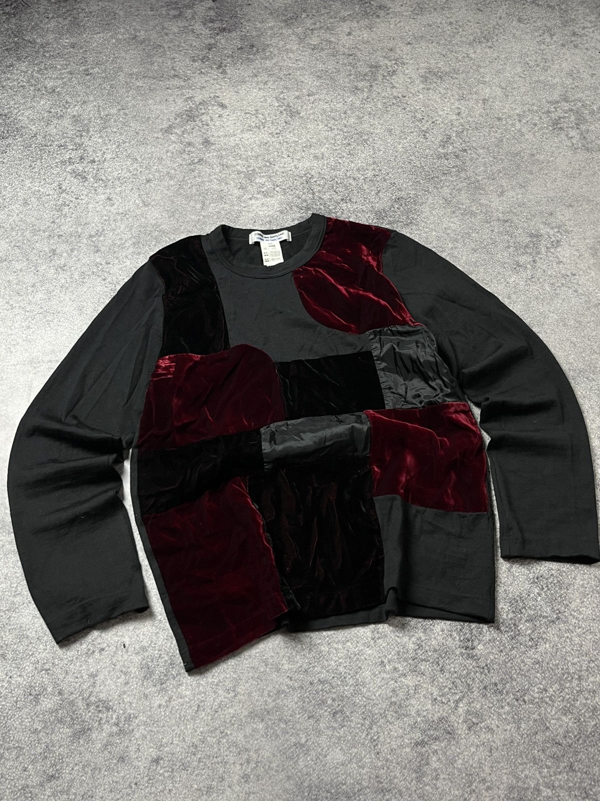 Comme des Garcons 🔥COMME DES GARÇONS PATCHWORK ARCHIVE T SHIRT TEE CDG 90'S Size L / US 10 / IT 46 - 2 Thumbnail