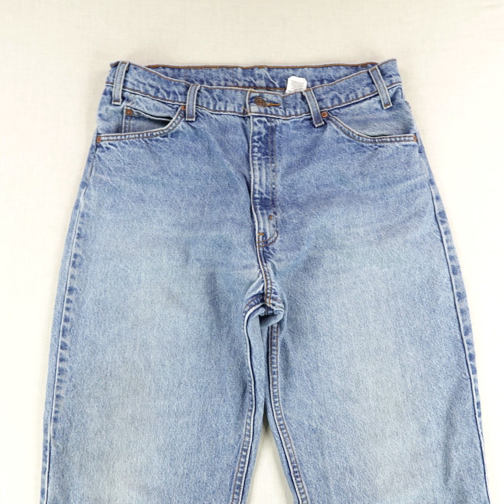 Levi's VINTAGE Levi's Jeans Mens 36x32 Blue Denim 550 Relaxed Tapered Fit Orange Tab 90s Mens/Jeans/Levi's 550/Regular/Blue Size US 33 - 2 Thumbnail