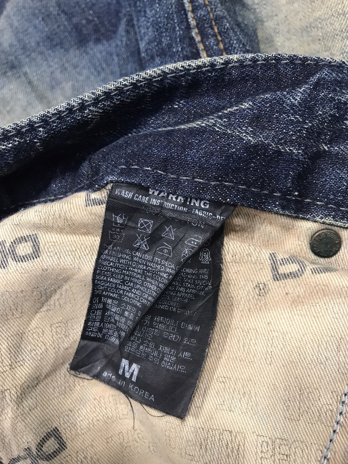 Japanese Brand Dpsr Denim People Republic Whisker Indigo Denim Jean Size US 33 - 9 Thumbnail