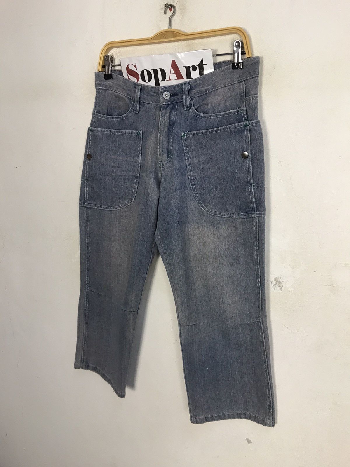 Japanese Brand × Vintage Vintage Japanese Brand Zipper Denim Short Size US 31 - 4 Thumbnail