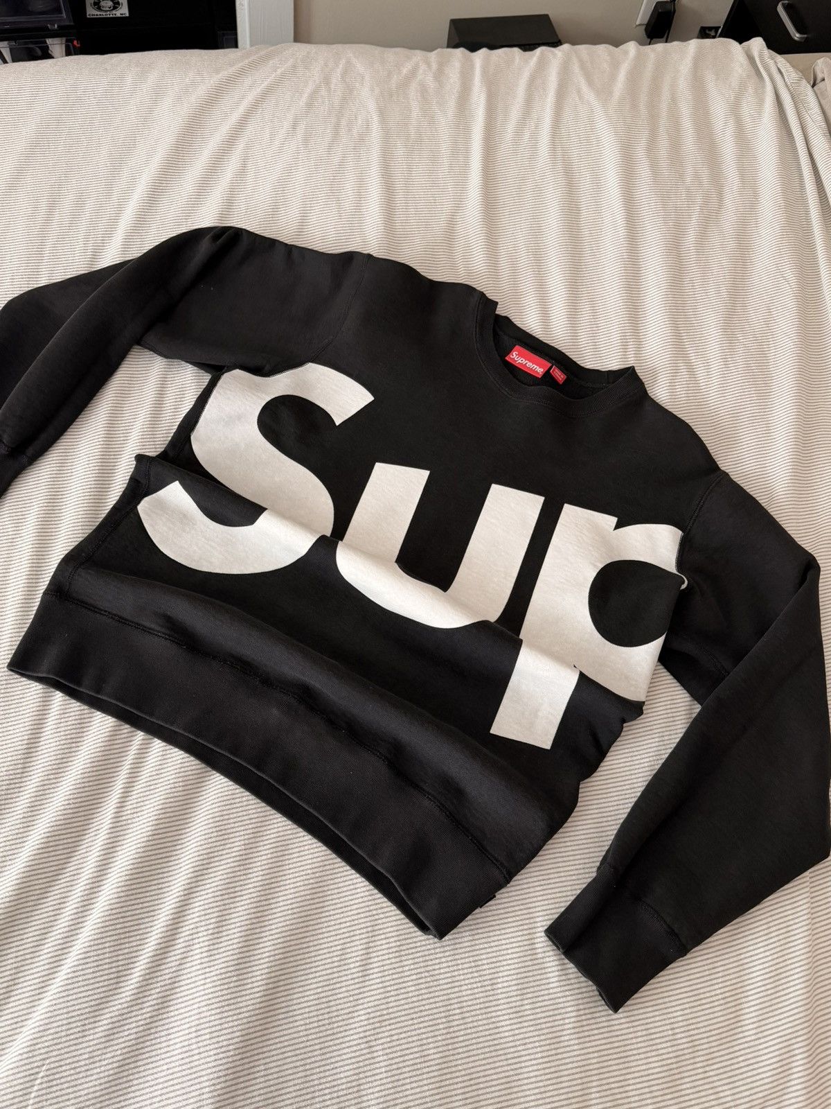 Supreme Supreme ‘Sup’ big logo crewneck Size US L / EU 52-54 / 3 - 1 Thumbnail