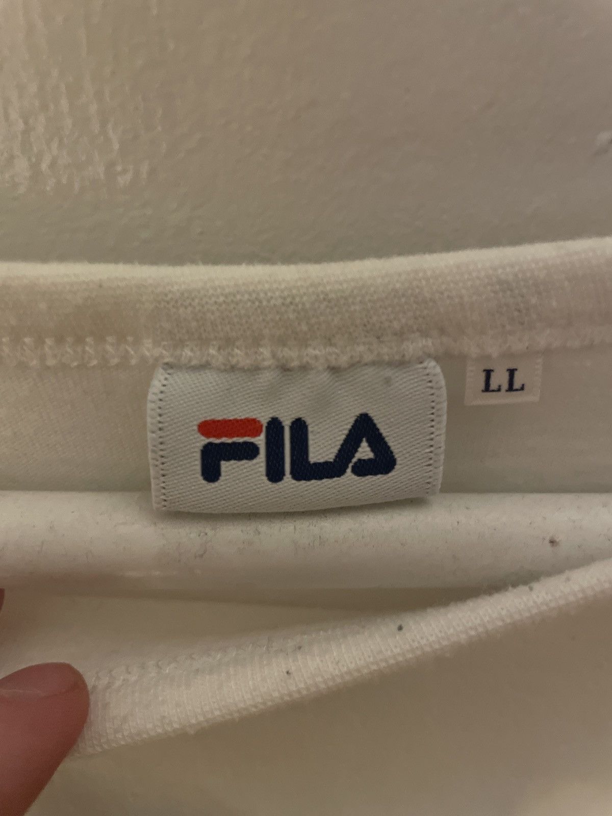 Fila FILA grey/white/navy shirt Size US M / EU 48-50 / 2 - 2 Thumbnail