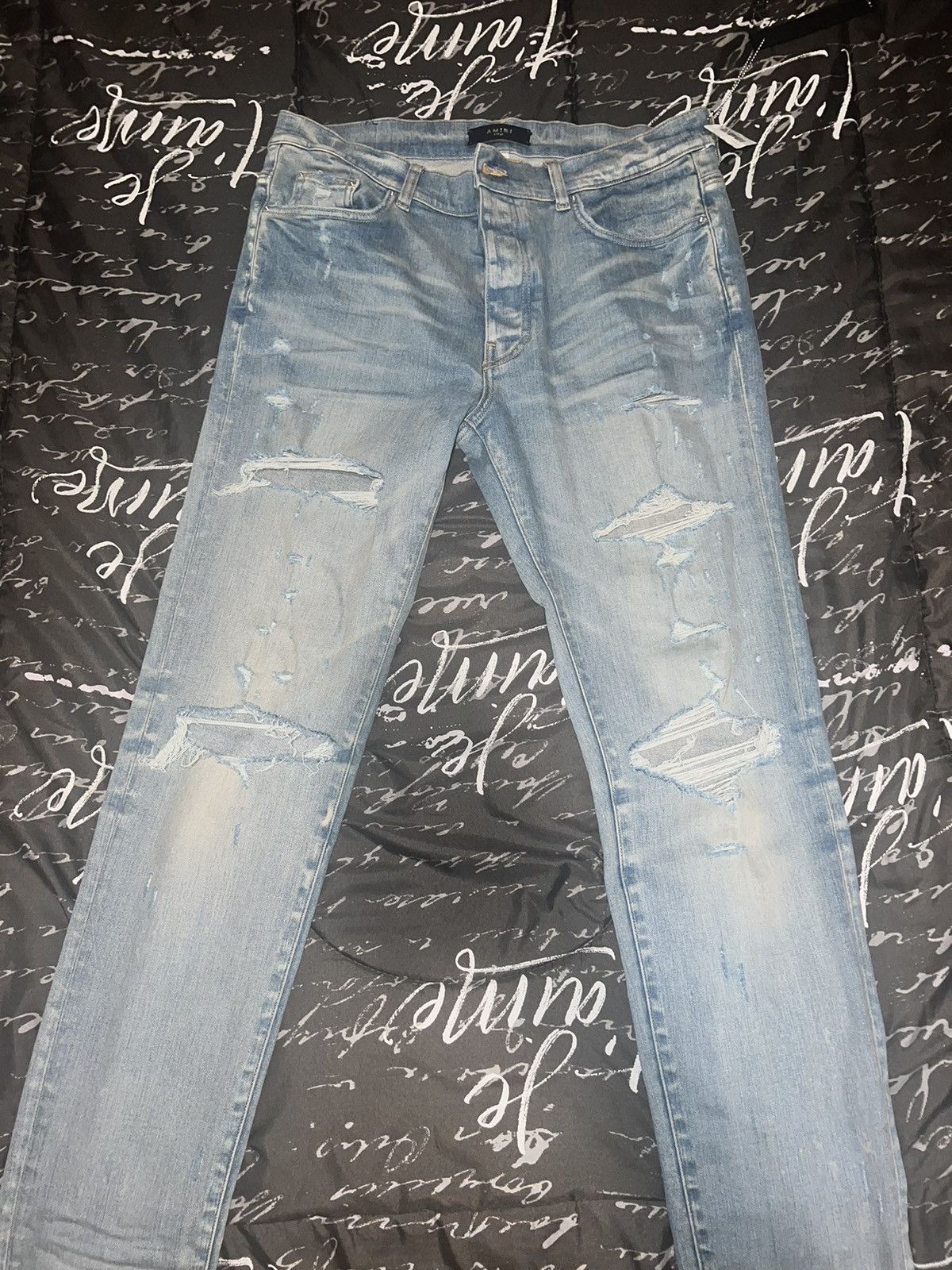 image of Amiri Thrasher Jeans in Clay, Men's (Size 36)