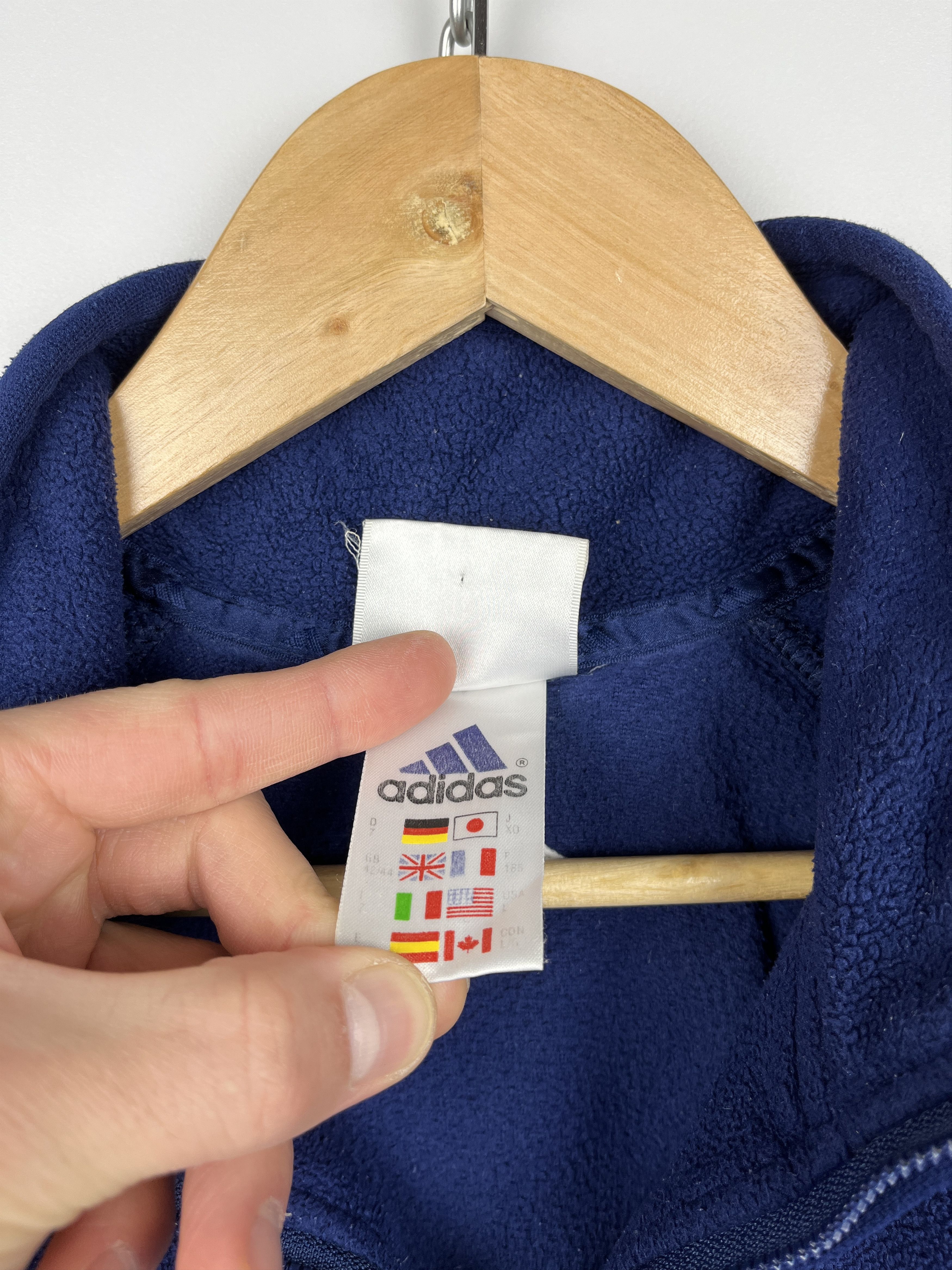 Adidas 00's Adidas Climacool Stripes Vintage Fleece Sweater Size US L / EU 52-54 / 3 - 13 Thumbnail