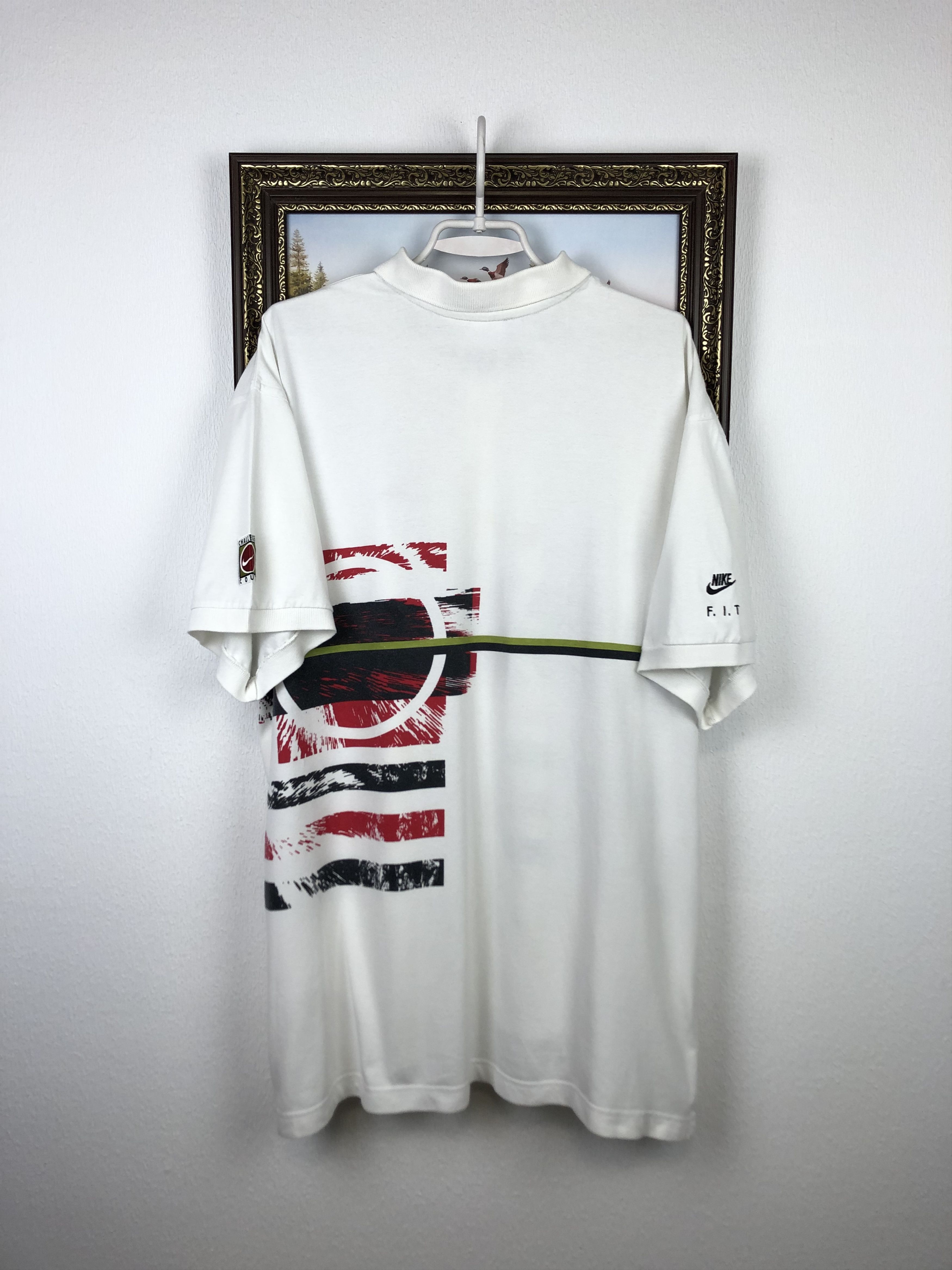 Nike Vintage 90's Nike Challenge Andre Agassi Polo Tennis Shirt Size US XL / EU 56 / 4 - 7 Thumbnail