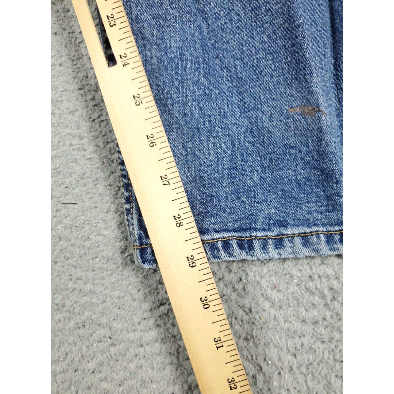 Levi's Levis 505 Jeans Mens 38x30 Blue Straight Leg Denim Pants Size US 38 / EU 54 - 5 Thumbnail