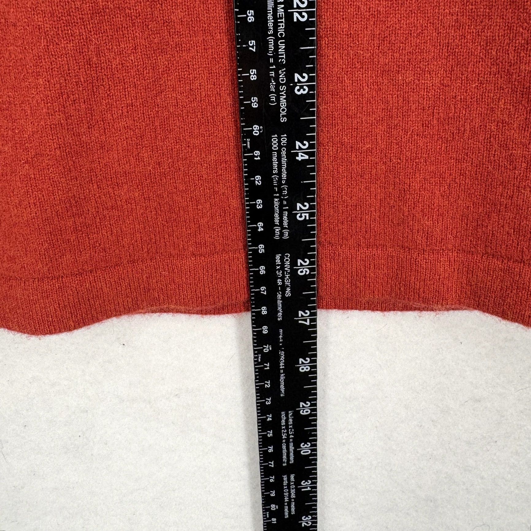 Vintage Grayson & Dunn Sweater Mens XL Red 100% Cashmere Quarter Zip Mock Neck Pullover Size US XL / EU 56 / 4 - 6 Thumbnail